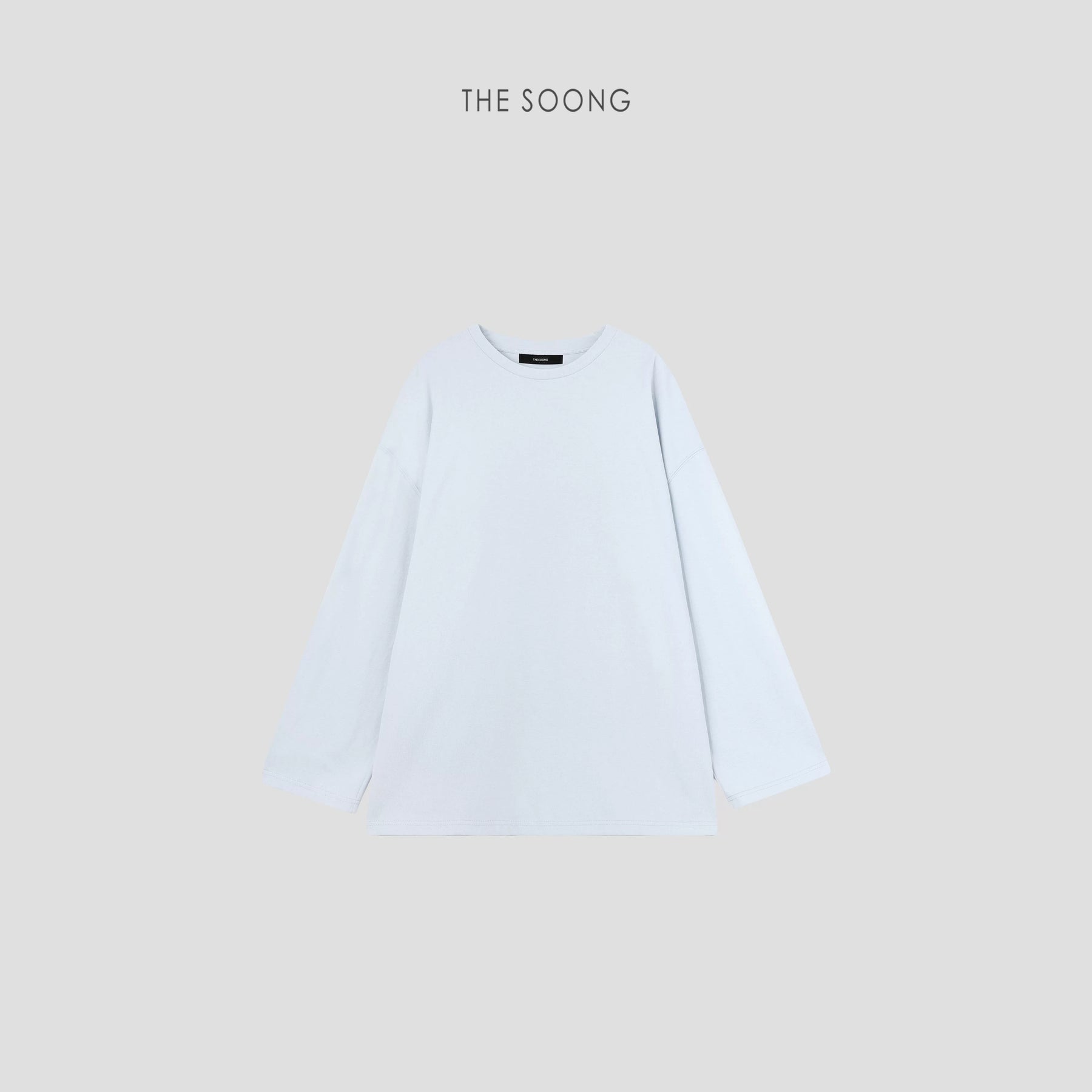THESOONG/Super Comfortable Butt-Covering T Long Sleeve T-Shirt, Women's Long Loose Minimalist Top 6124