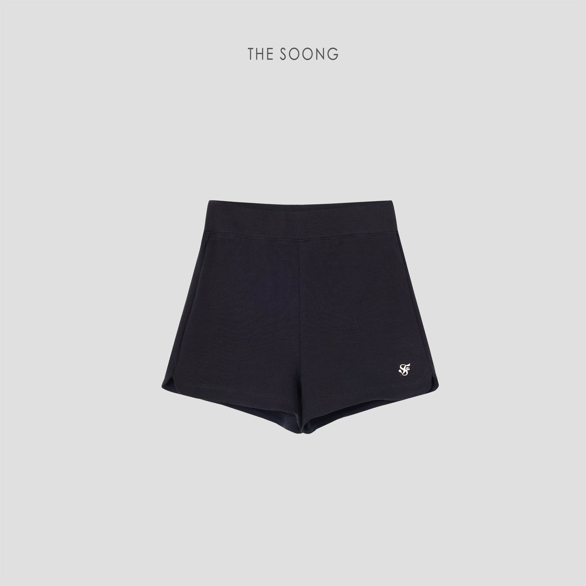 THESOONG/Hot Shorts Cross Rib High Elastic Cotton Spandex, Wash-Resistant and Wear-Resistant, Mid-Waist, Can Be Worn Outdoors Home Shorts 9055