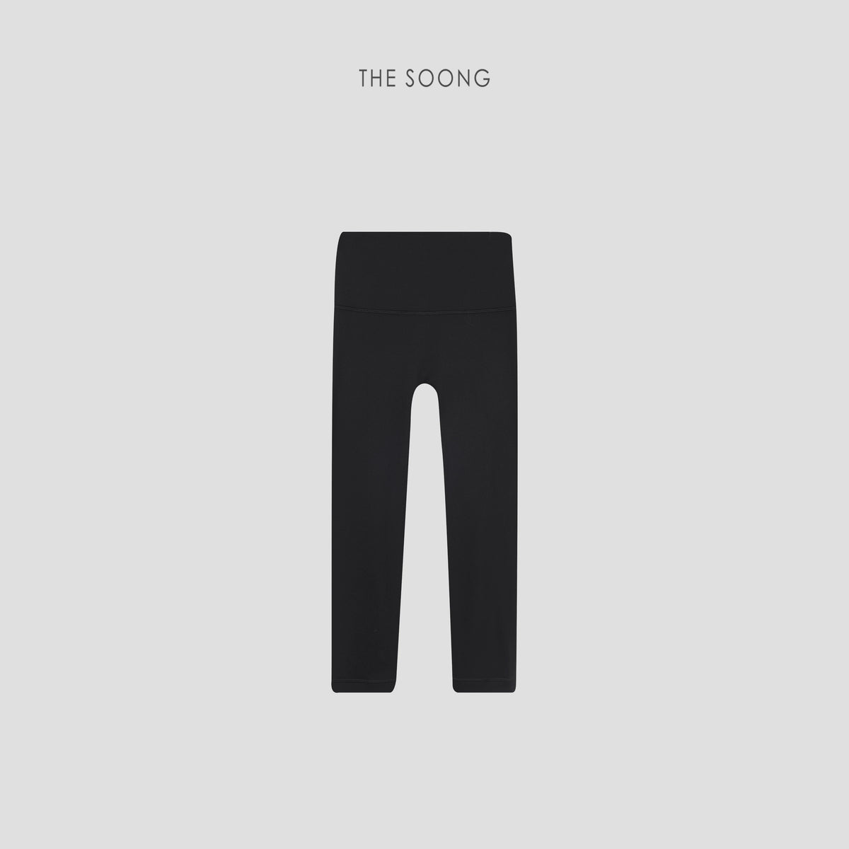 THESOONG/Ankle-length yoga pants early autumn new technology one-piece three-needle blended yoga pants Z3763