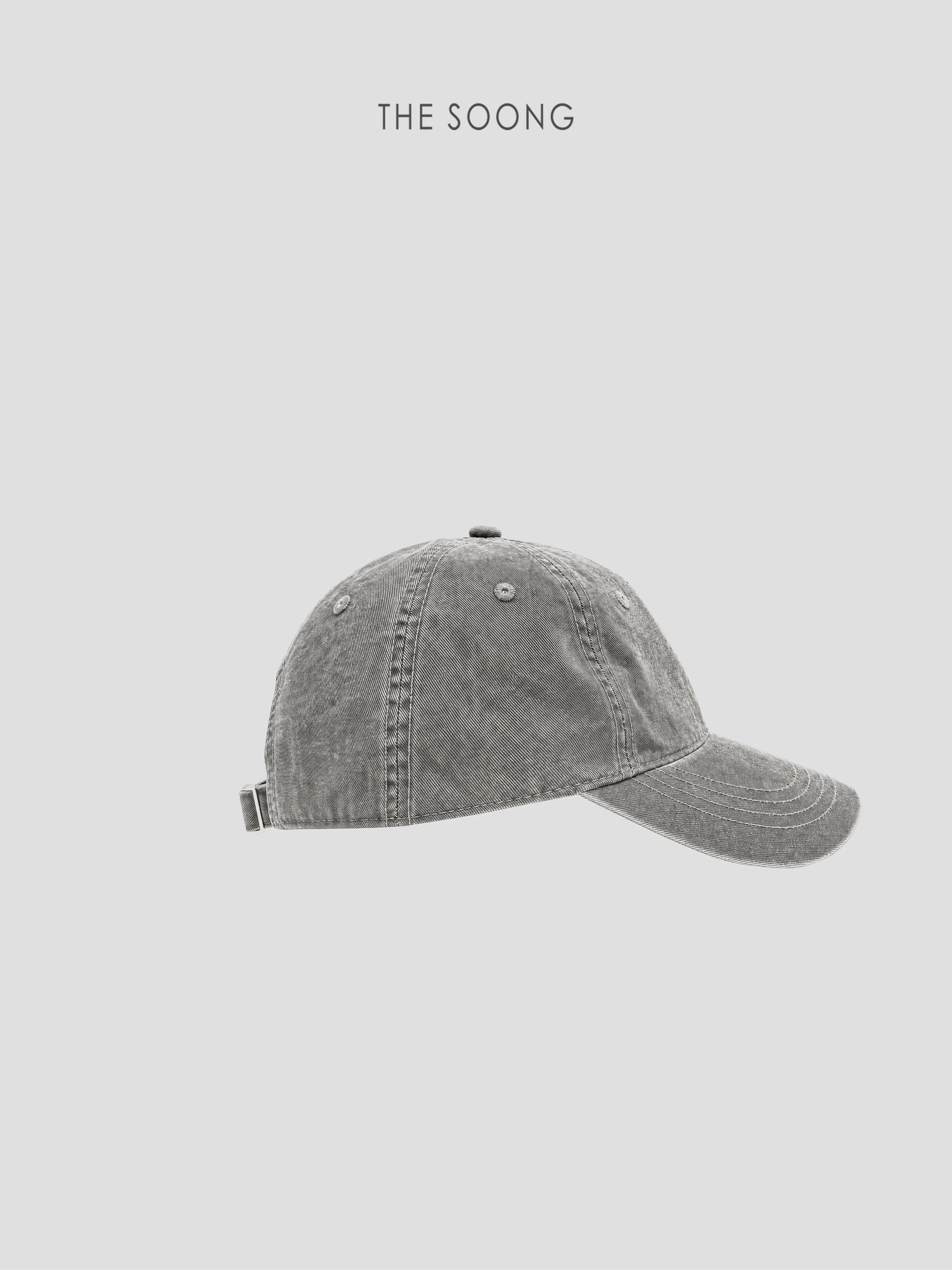 THESOONG/ Summer 100% Combed Cotton Washed Vintage-style Retro Women's Money Bag Baseball Cap 9241