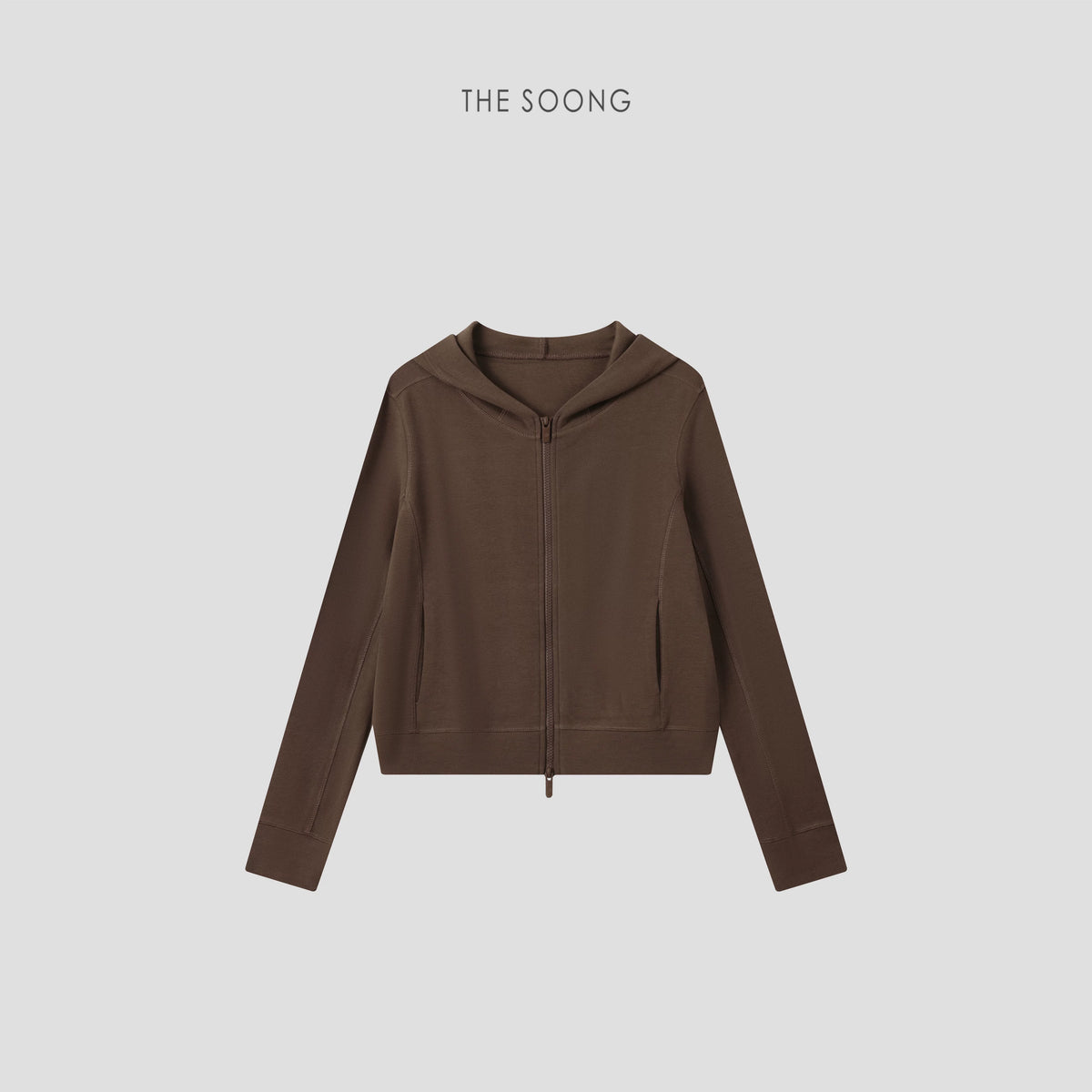 THESOONG/Smooth Texture Minimalist Skin-Friendly Three-Dimensional Textured Elastic Wrinkle-Resistant Fashion Leisure Set 8801