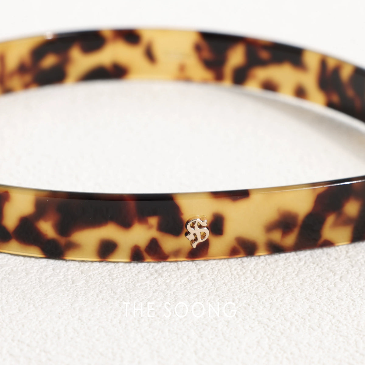 THESOONG/Leopard print headband acetate lightweight relaxed tortoiseshell pattern headband 9517