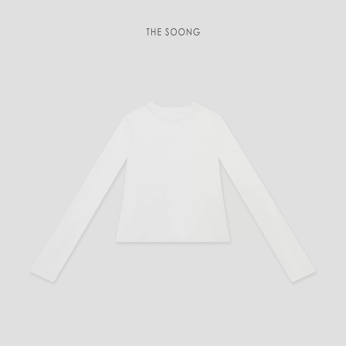 THESOONG/ 100% Merino Wool Fluffy Soft T-shirt with Texture Round Neck Solid Color Base Shirt 3390