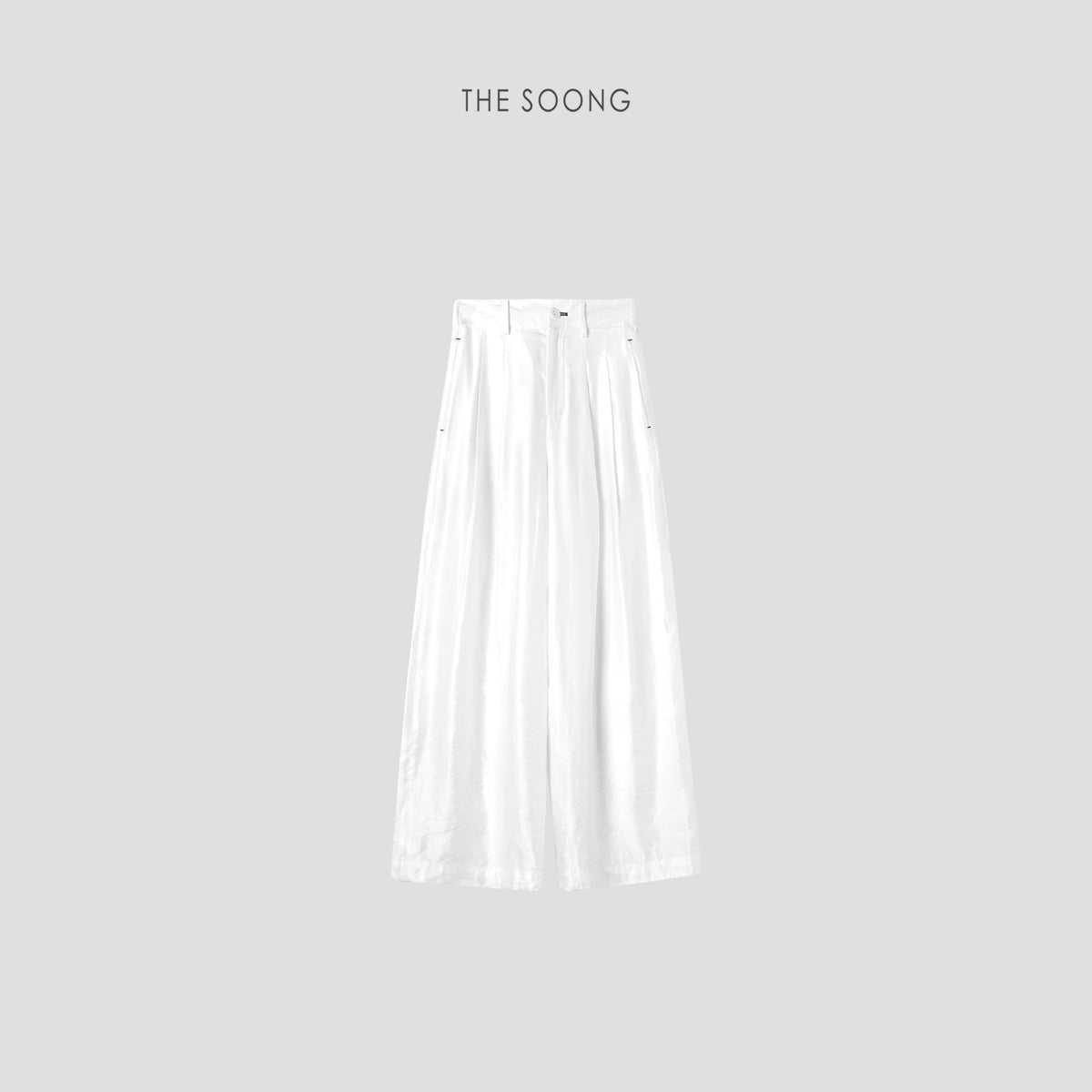 THESOONG/Comfortable and Fashionable: Linen Lightweight, Dry, Line-Style Mid-Rise Straight-Leg Casual Pants 6811