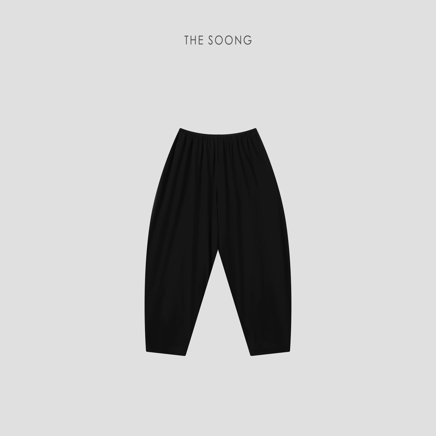 THESOONG/Relaxed Aesthetic Australia Imported High-Count, High-Density 100% Cotton Cropped Curved Casual Pants 8867