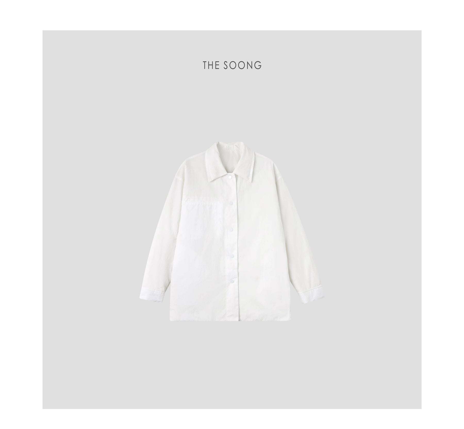 THESOONG/Lightweight Arrival 90% Duck Down Warm Oversized Shirt-style White Down Jacket for Women New Winter Model