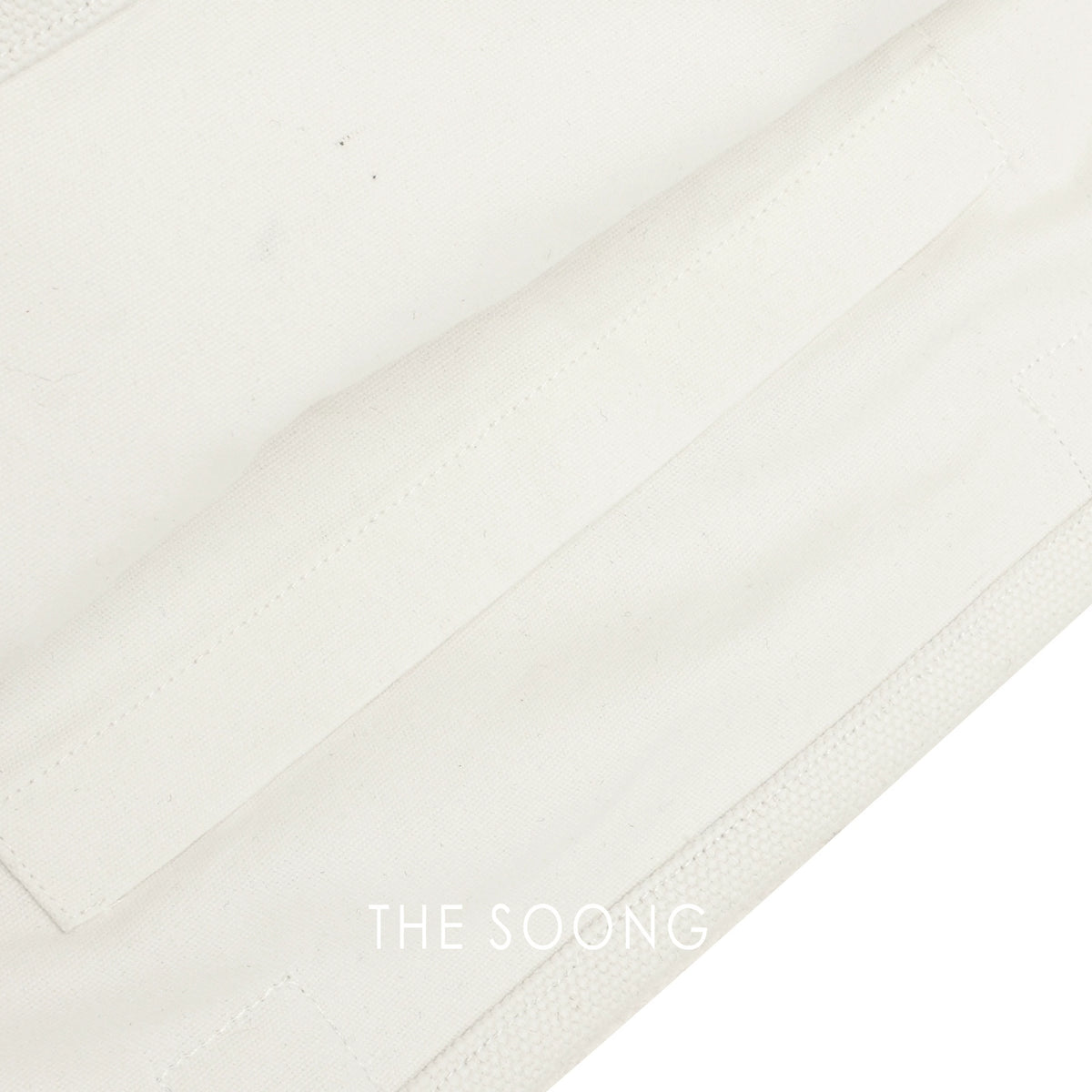 THESOONG / Minimal Natural Color Pure Cotton Canvas Tote Handbag Shopping Bag 8387