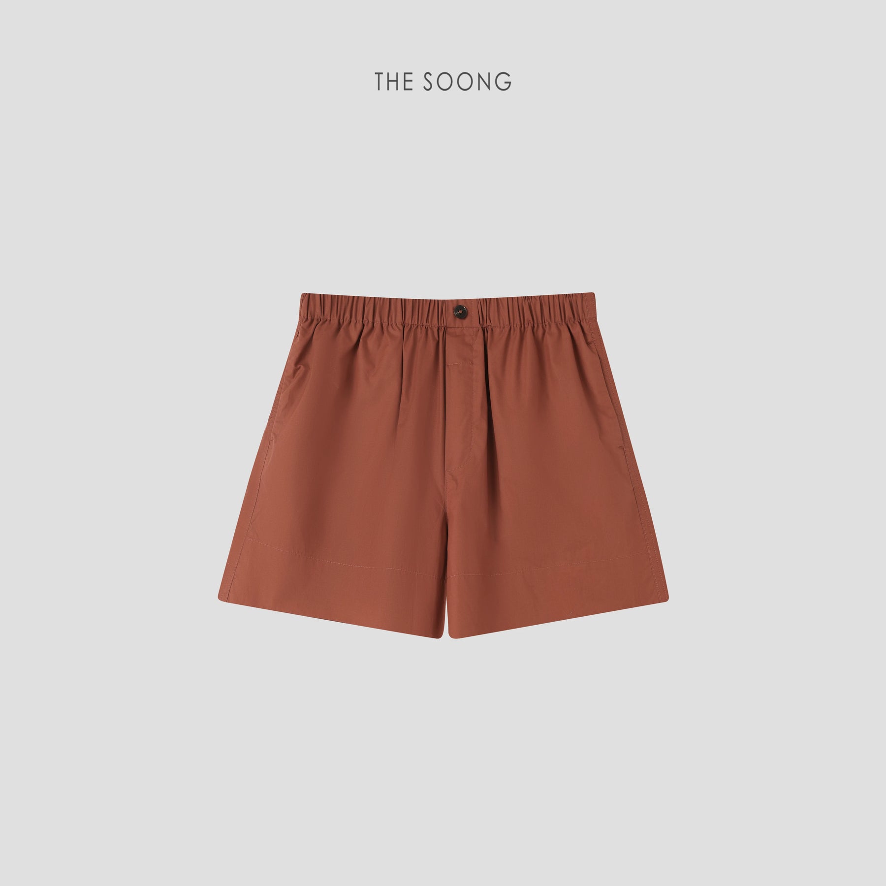 THESOONG/ Summer Thin Cotton Soft Crease Relaxed Fit Sporty Casual A-line Shorts for Women 4638