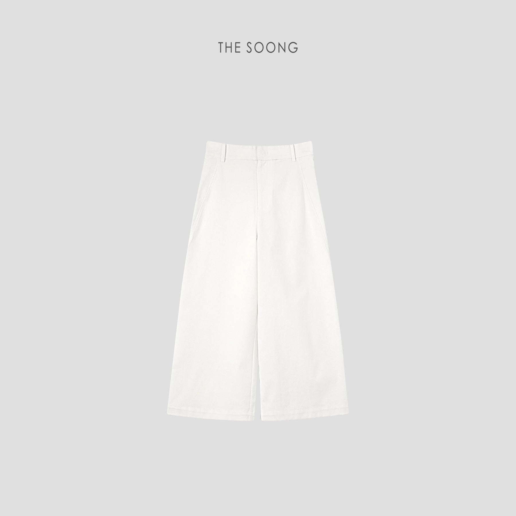 THESOONG / Crisp Pants Imported Sorona Raw Material Woven Anti-Wrinkle Stretch Eight-Point Casual Pants Summer 6906