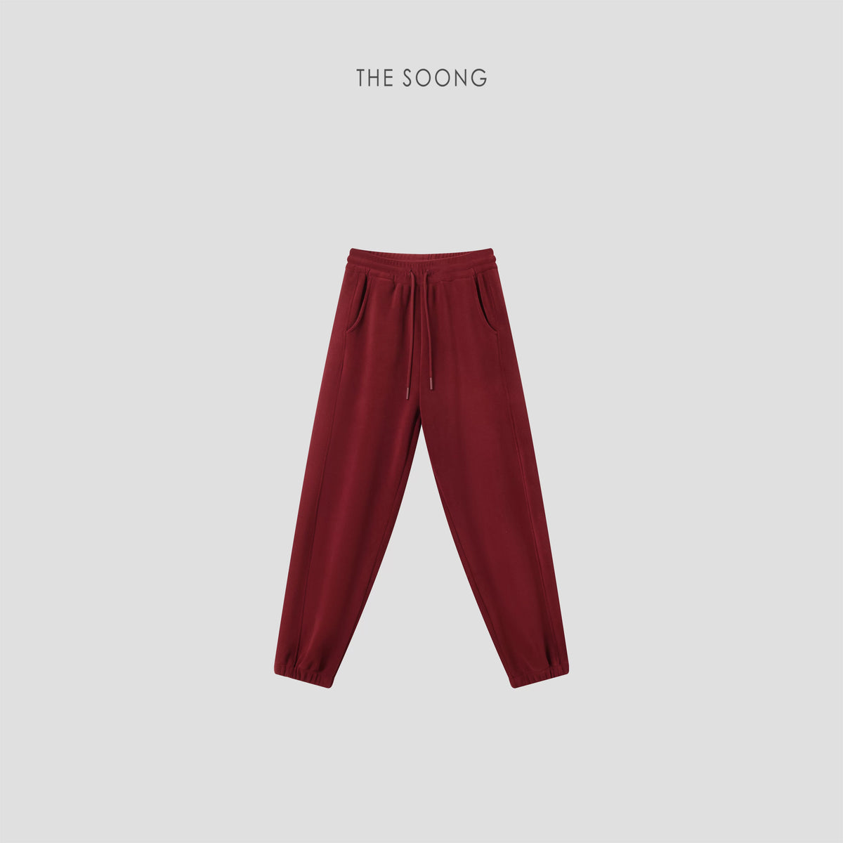 THESOONG/Warm Ocean Oats Fleece High Elastic Thickened Cocoon-Shaped Elastic Mid-Waist Casual Pants for Women 5950