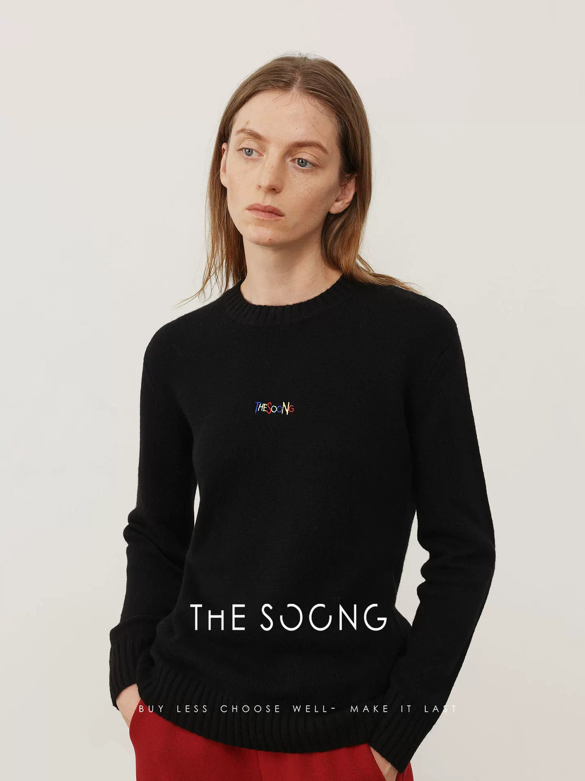 THESOONG/S brand sweater autumn and winter cashmere wool skin-friendly warm loose round neck sweater for women 7722