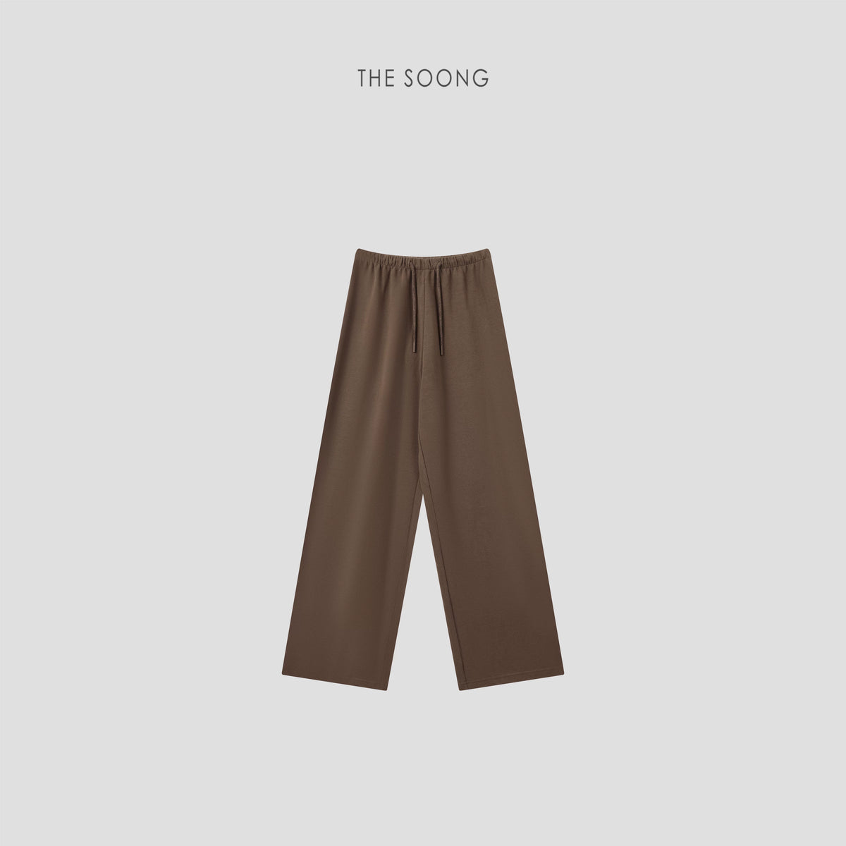 THESOONG/Smooth Texture Minimalist Skin-Friendly Three-Dimensional Textured Elastic Wrinkle-Resistant Fashion Leisure Set 8801