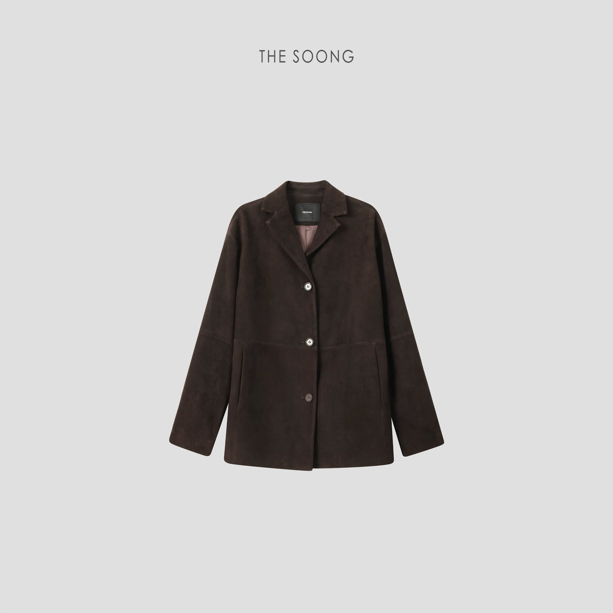 THESOONG/Hybrid Sheepskin Matte Matte Genuine Leather Jacket 8710