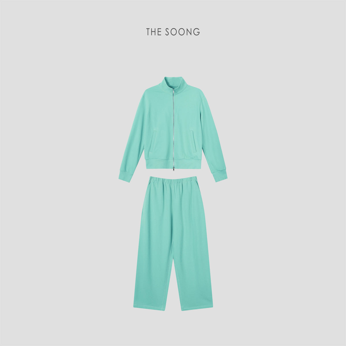 THESOONG / Everlasting Cotton Blend High-Count Soft Anti-Wrinkle Stand Collar Short Jacket Set 8995/8996