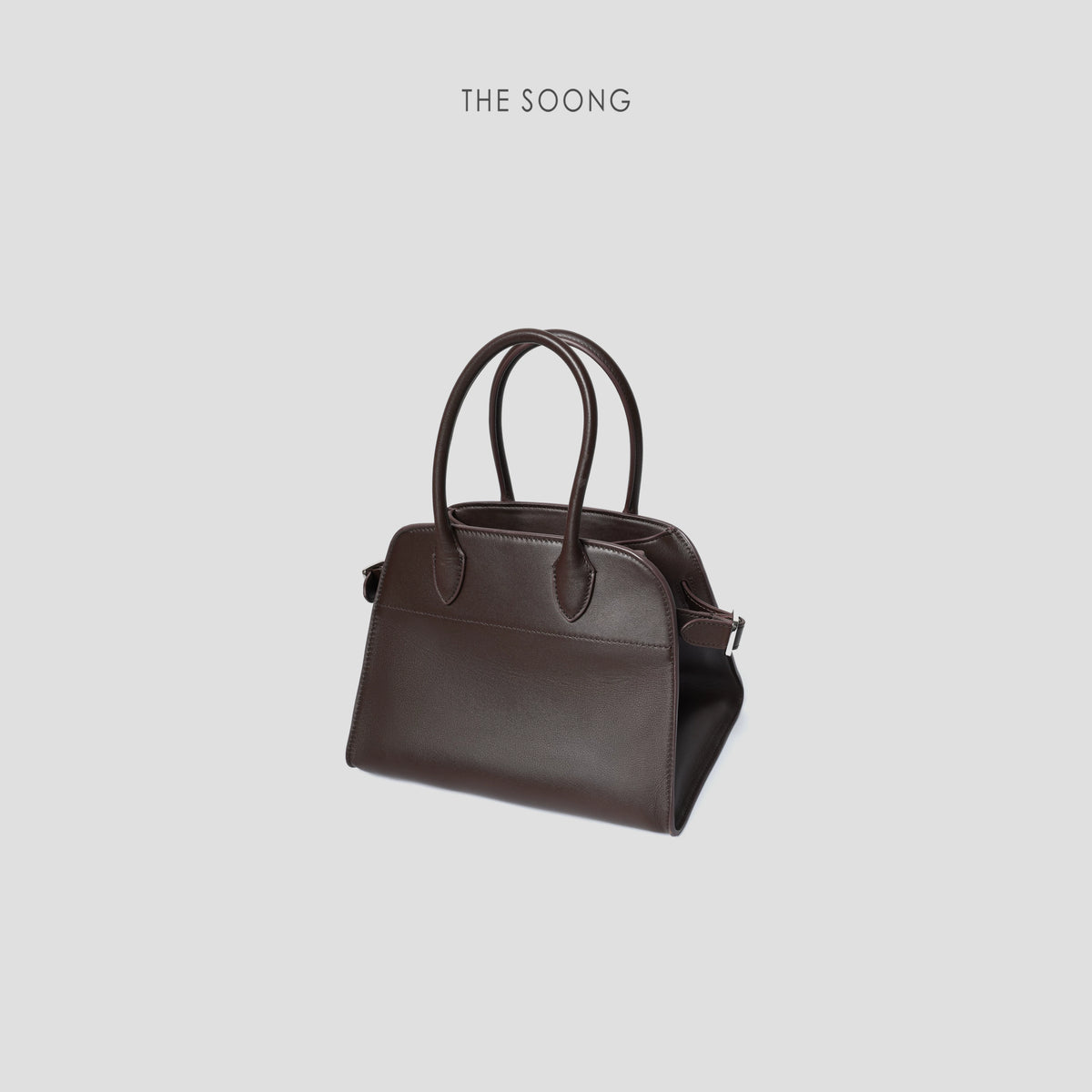 THESOONG/lazy and casual, imported first-layer cowhide, simple large-capacity light luxury tote bag 4910