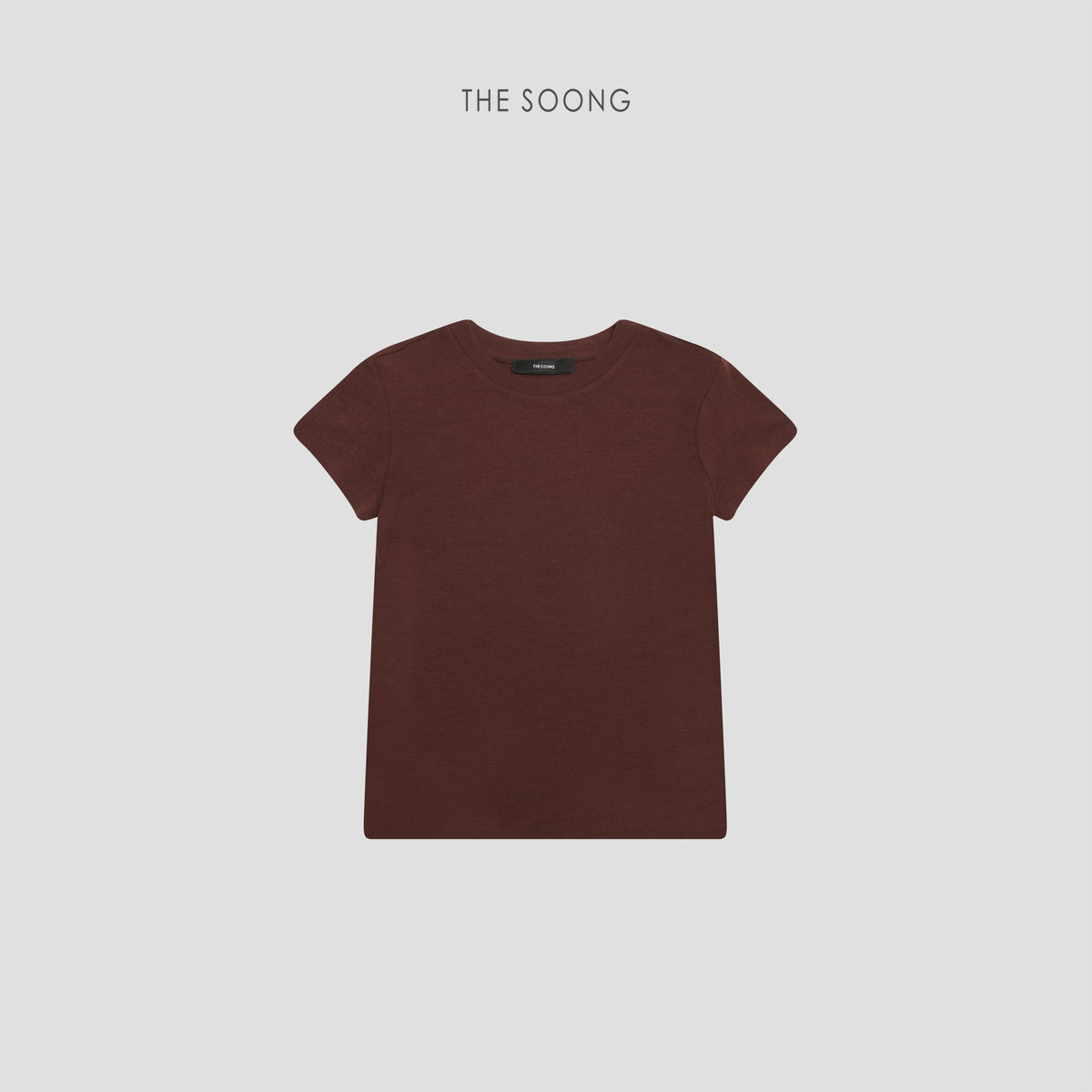 THESOONG/Zero-Feeling Skin-Friendly 100% Extra-Fine High-Count Merino Wool Lightweight Short-Sleeve Round-Neck T-Shirt for Women