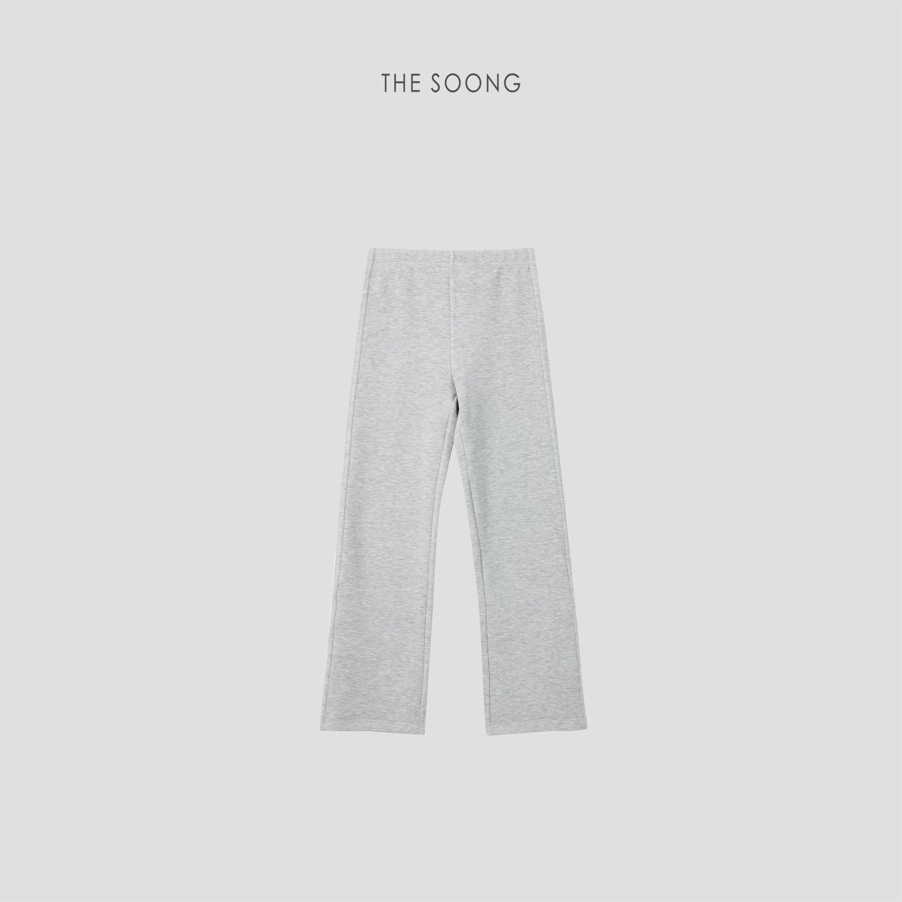 THESOONG/cloud elastic pants, multi-fiber blended comfortable elastic waist loose straight casual pants for women 9307