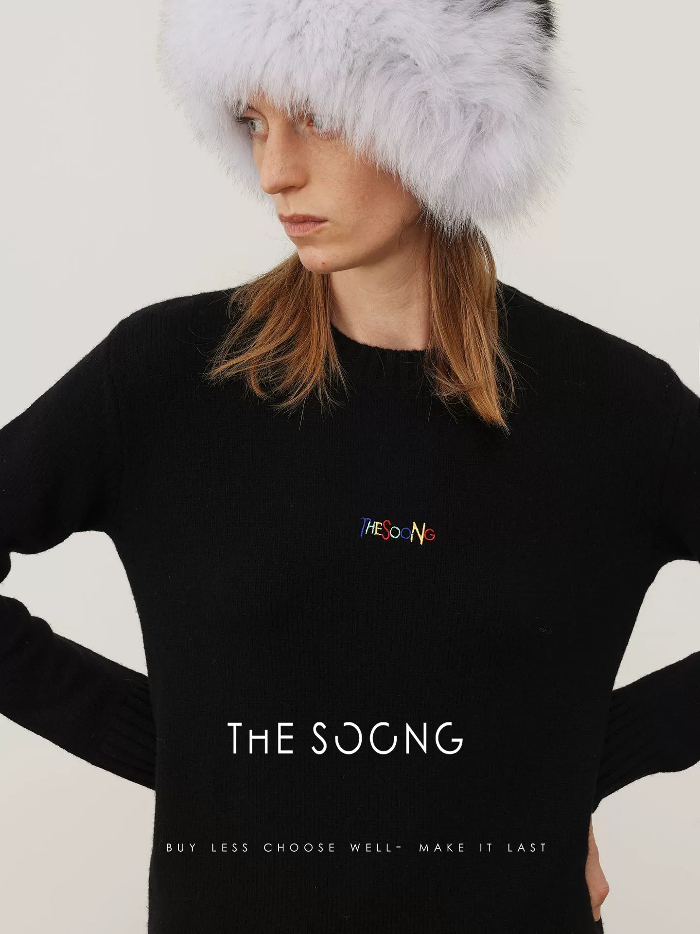 THESOONG/S brand sweater autumn and winter cashmere wool skin-friendly warm loose round neck sweater for women 7722