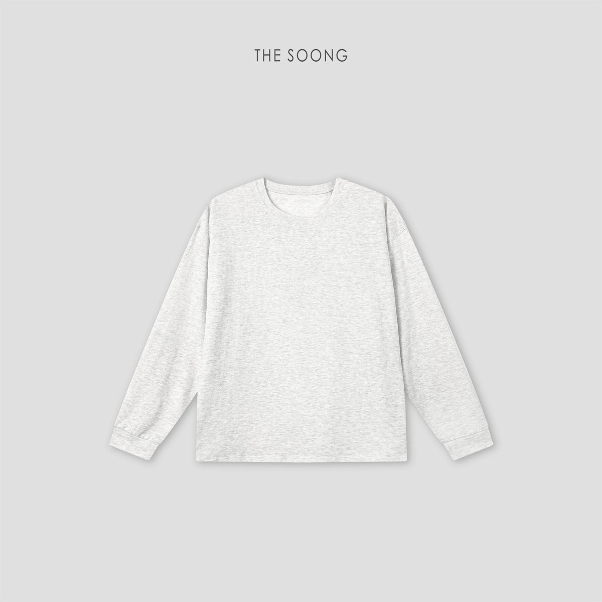 THESOONG/Lightweight Texture 100% Pure Cotton Summer Snowflake Texture Thin Round Neck Long Sleeve T-Shirt for Women 8884