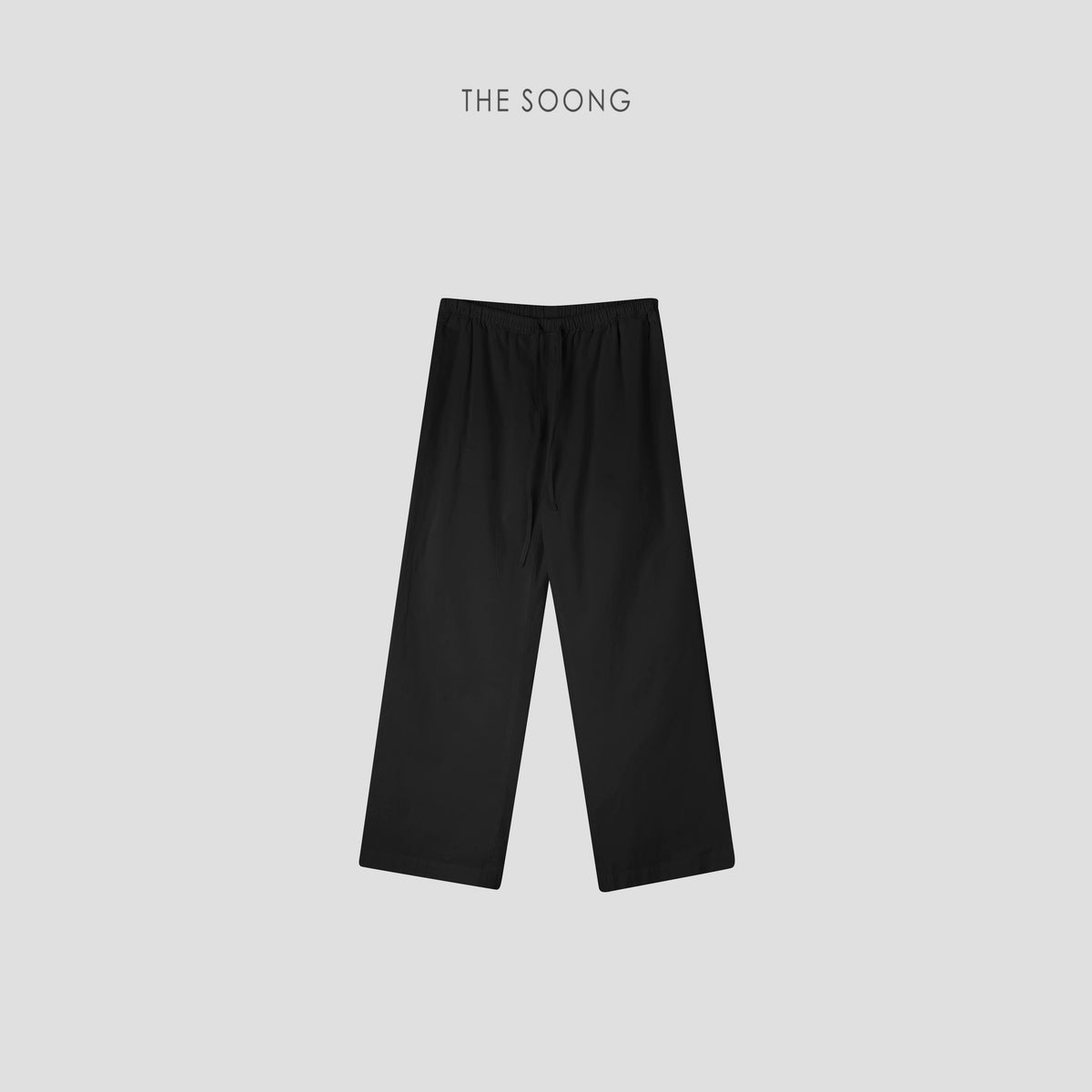 THESOONG/Rational Aesthetic High-Density Jacquard Elastic Mid-Waist Stretch Nine-Point Casual Pants for Women