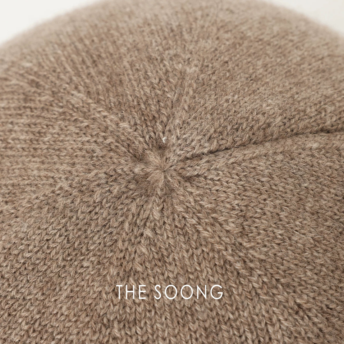 THESOONG/Alashan Chifeng Cashmere Fine High-Density Stretch Silk Knit Warm Women's Newsboy Cap 7845