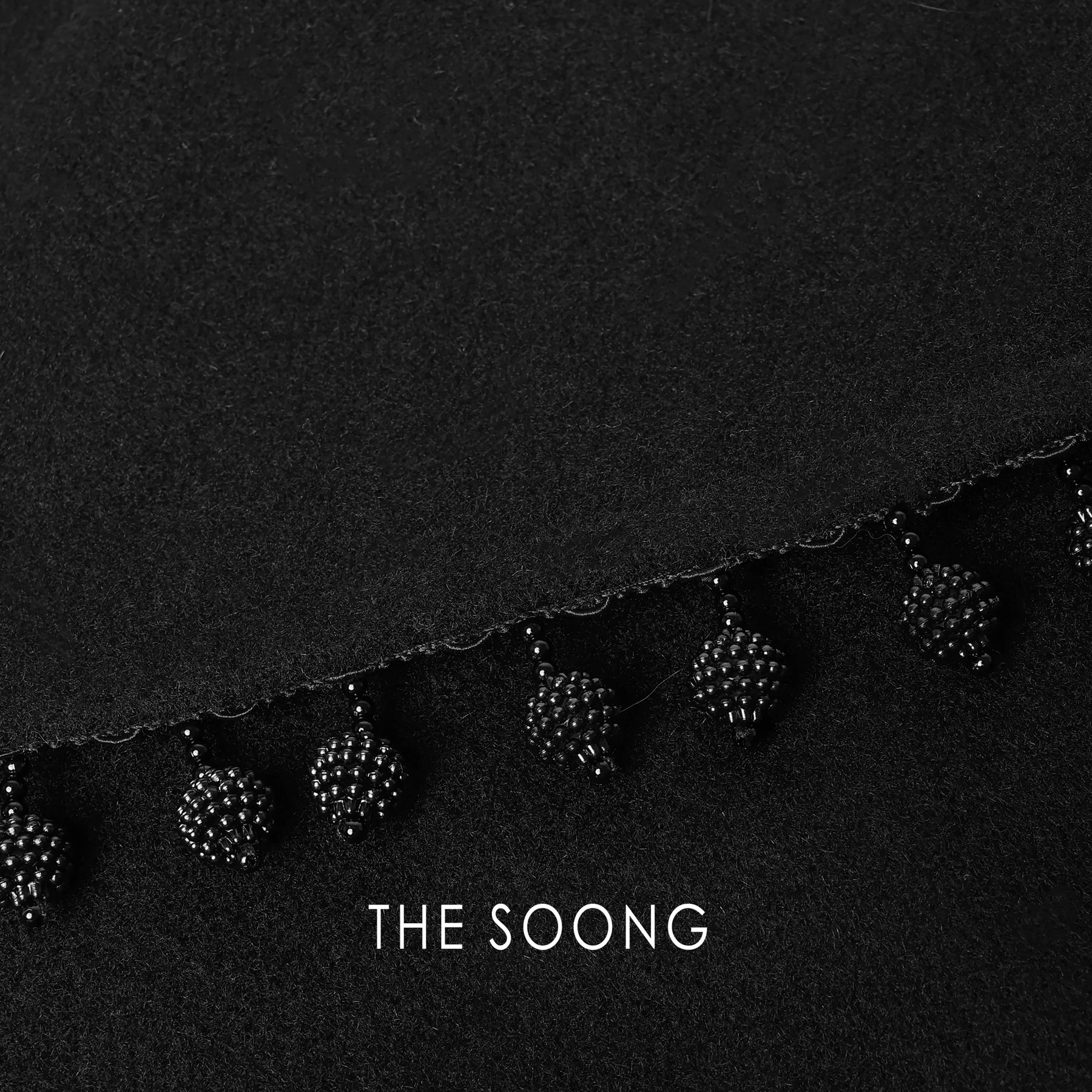 THESOONG/Fashionable Delight 100% Wool Handmade Waxberry Bead Warm Mid-Waist Skirt 5525