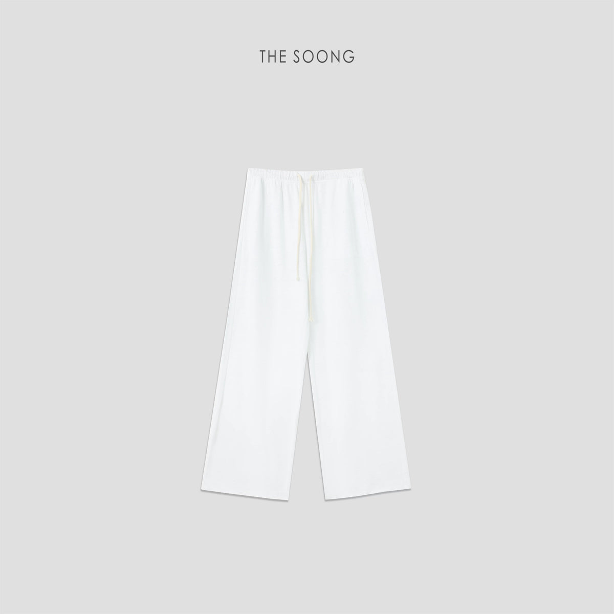 THESOONG/Pure Cotton Yarn-Dyed Bamboo Pattern Wide-Leg Pants for Women, Summer Breathable Frayed Casual Long Pants HWKZ9378