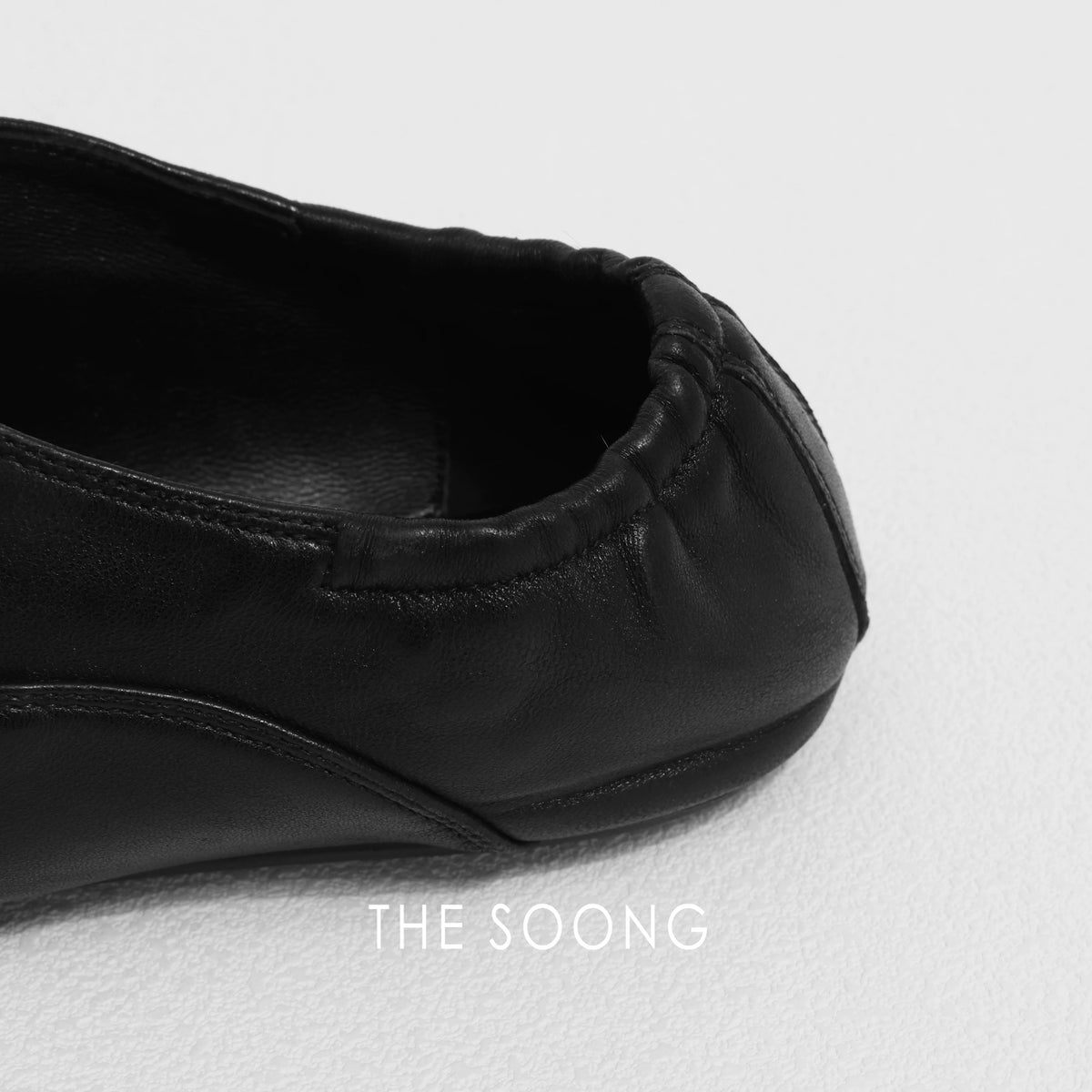 THESOONG/French Classic Sheepskin Elastic Pleated Adjustable Wrapped Lace-Up Shoes HWXZ8597