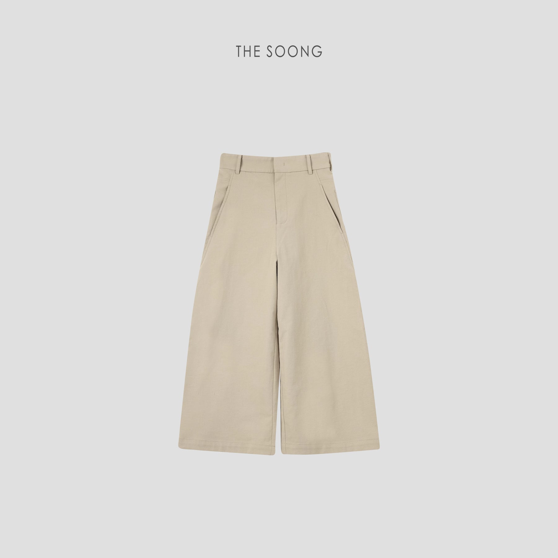 THESOONG / Crisp Pants Imported Sorona Raw Material Woven Anti-Wrinkle Stretch Eight-Point Casual Pants Summer 6906