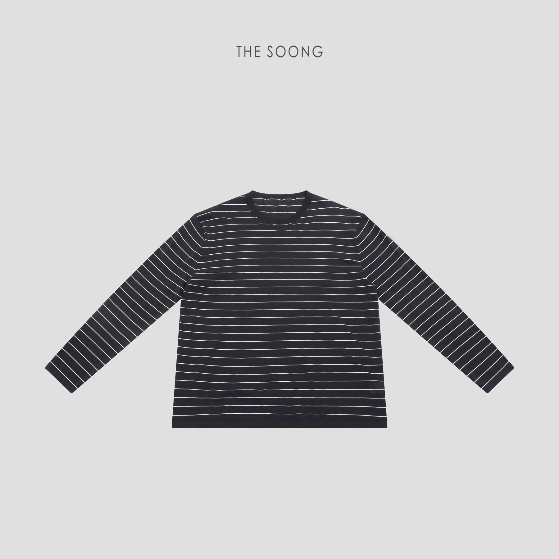 THESOONG/Quality Lifestyle Classic Striped High-Thread Skirt Elastic Waist Casual Set 7663/7662