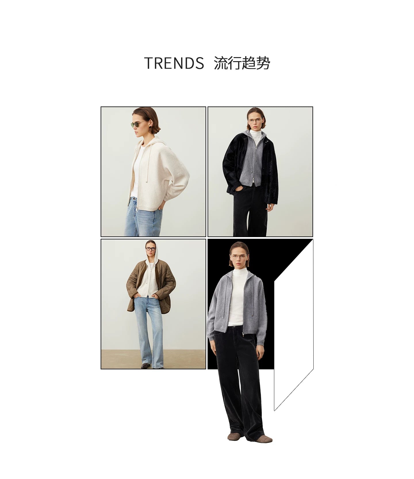 [Clearance] Stohl Imported 100% Wool Hoodie Cardigan for Women, Soft Sweater HWMY7565