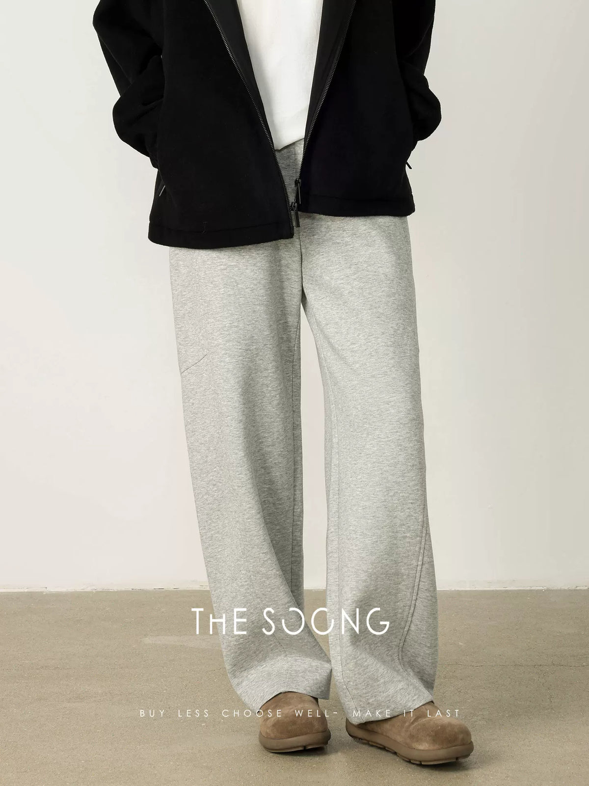 THESOONG / New Curve Tailored Structure Light Stretch Small Curved Blade Women's Casual Sweatpants 7903
