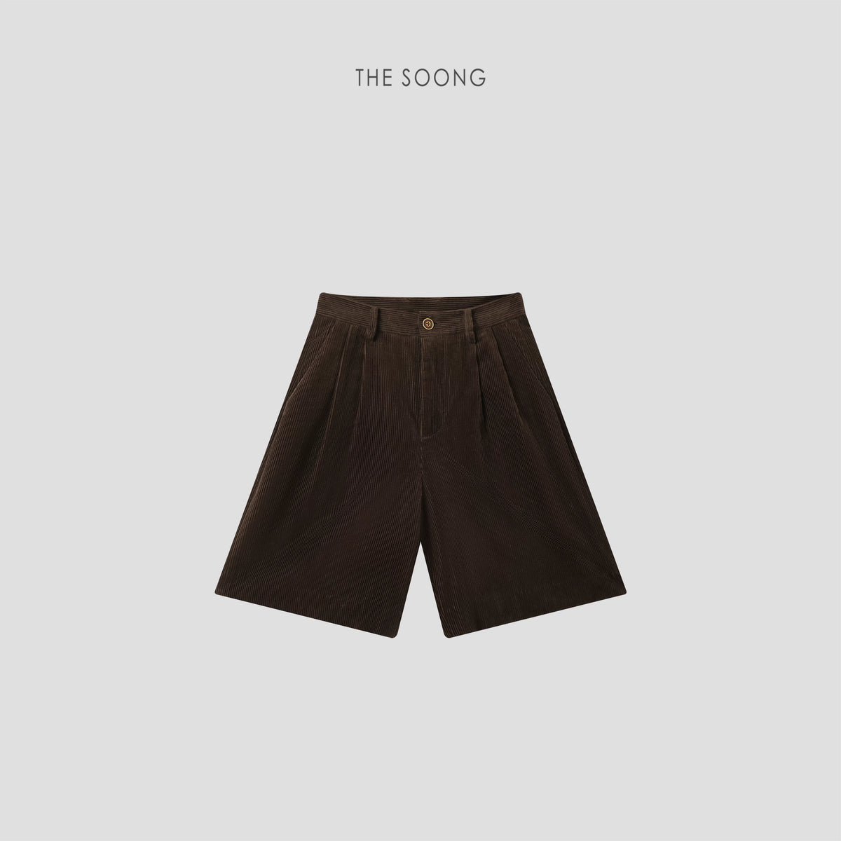 THESOONG/Textured Velvet Pants Retro 100% Cotton Matte Velvet Corduroy Five-Point Casual Pants for Women 8421