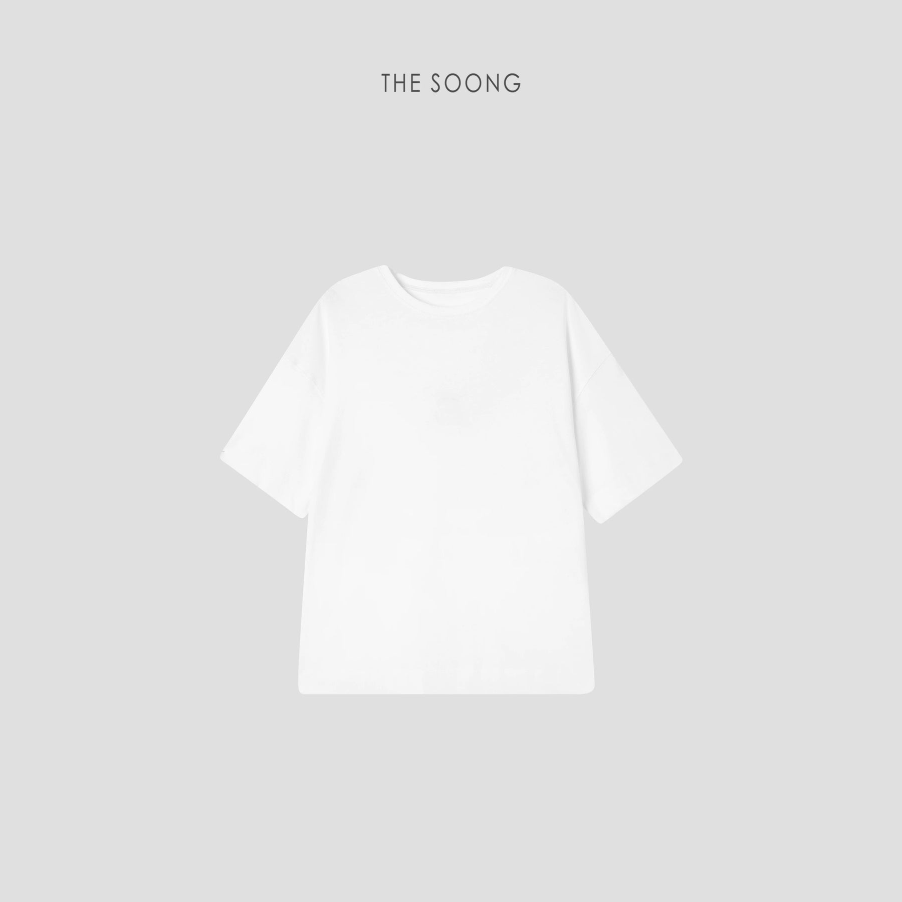 THESOONG/Pearl T Summer Women’s Pure Cotton Breathable Airy Versatile Loose Round Neck T-Shirt Top 7150