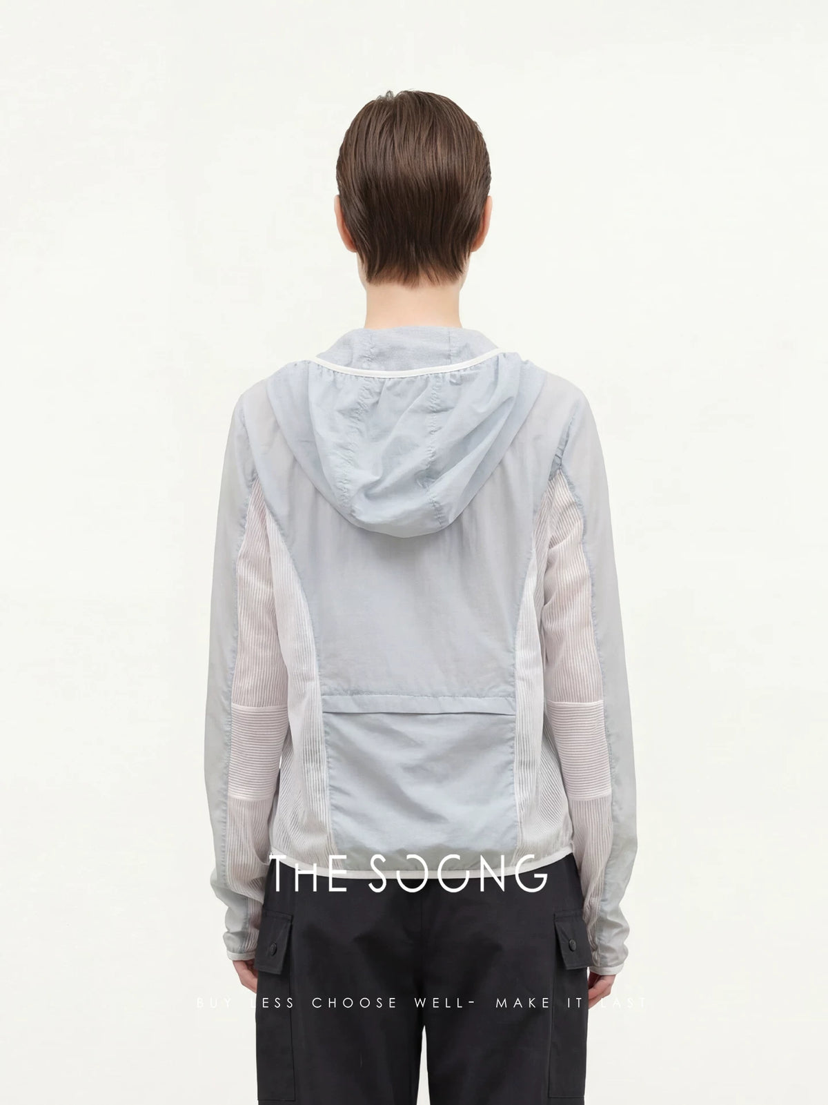 THESOONG/Lightweight Protection Polyamide Fiber Slim Thin Hooded Sun Protection Jacket for Women 8232