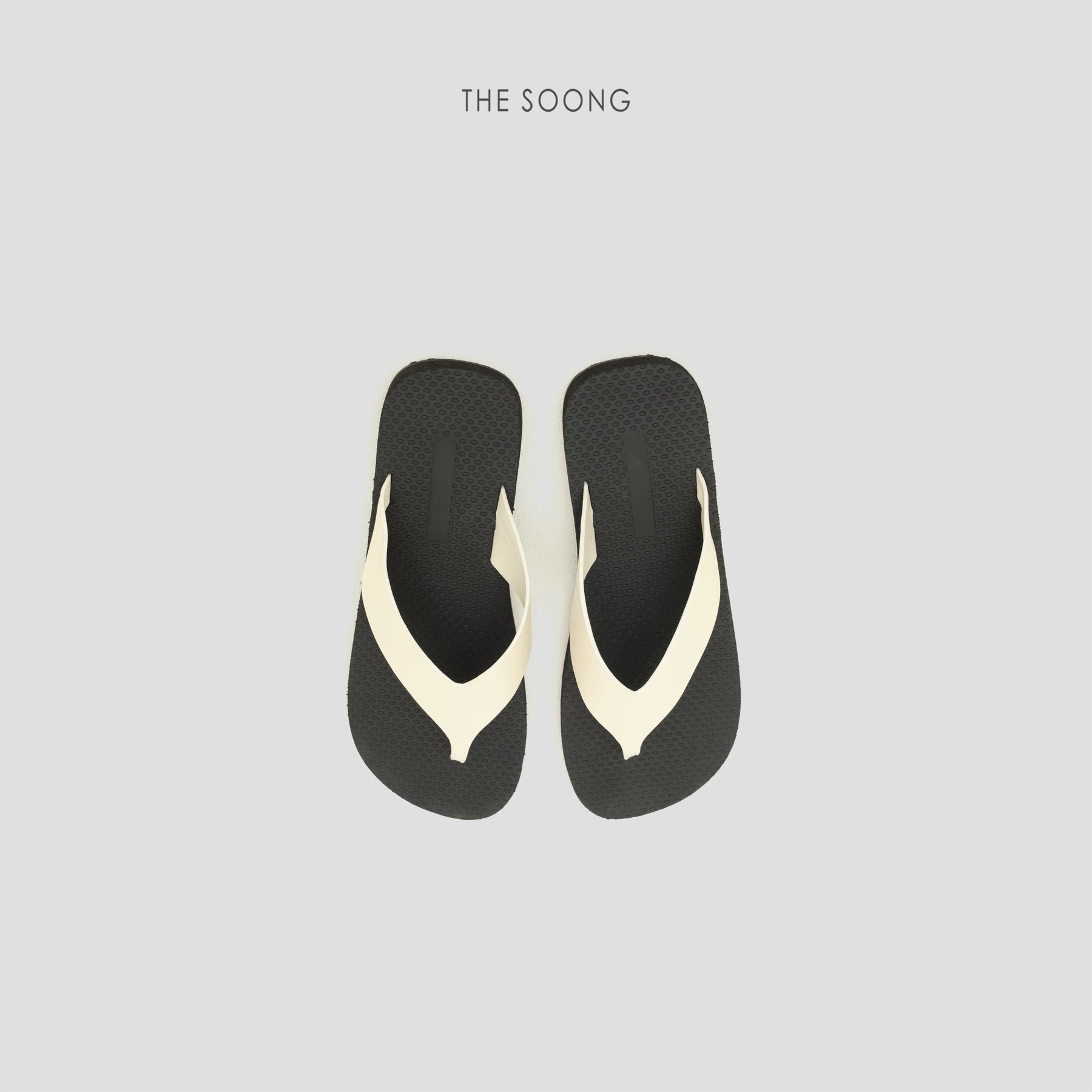 THESOONG/Vacation Style, Anti-Slip Thick-Sole Height-Enhancing Herringbone Flip Flop Sandals 8880