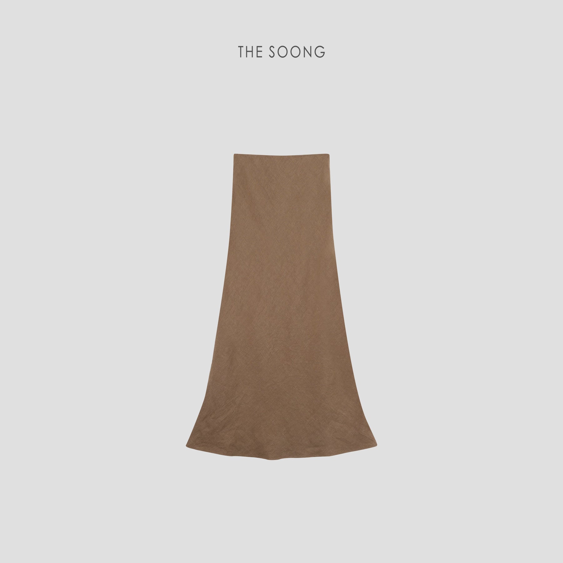 【Clearance 3】Bias-cut mermaid skirt Summer thin and soft fine bias-cut 100% linen half skirt for women 3989