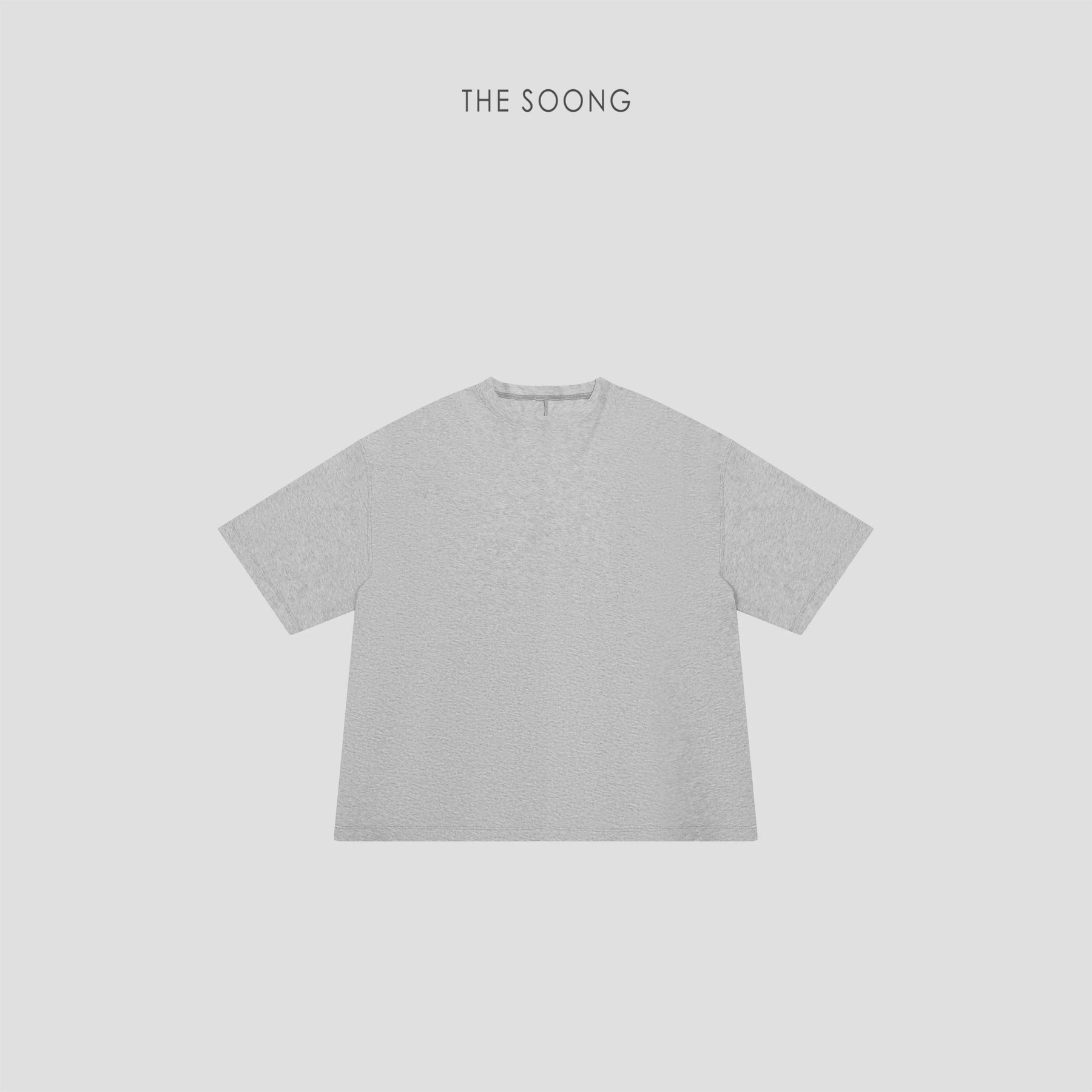 THESOONG/Natural Sensory 100% Imported Australian Cotton Plush Breathable Relaxed Round Neck T-Shirt 8771