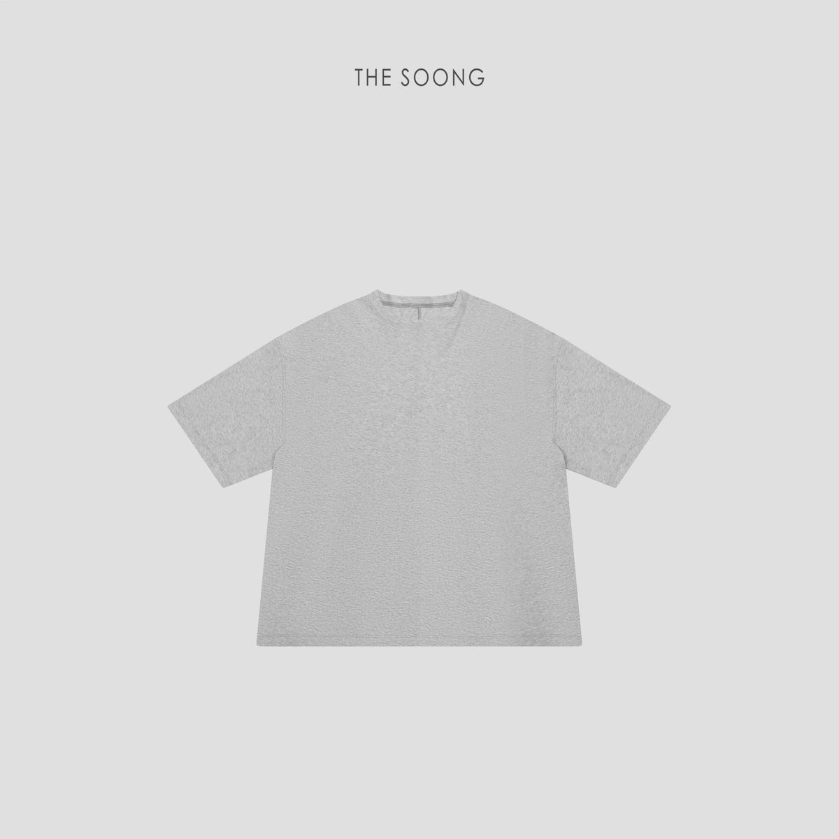 THESOONG/Natural Sensory 100% Imported Australian Cotton Plush Breathable Relaxed Round Neck T-Shirt 8771