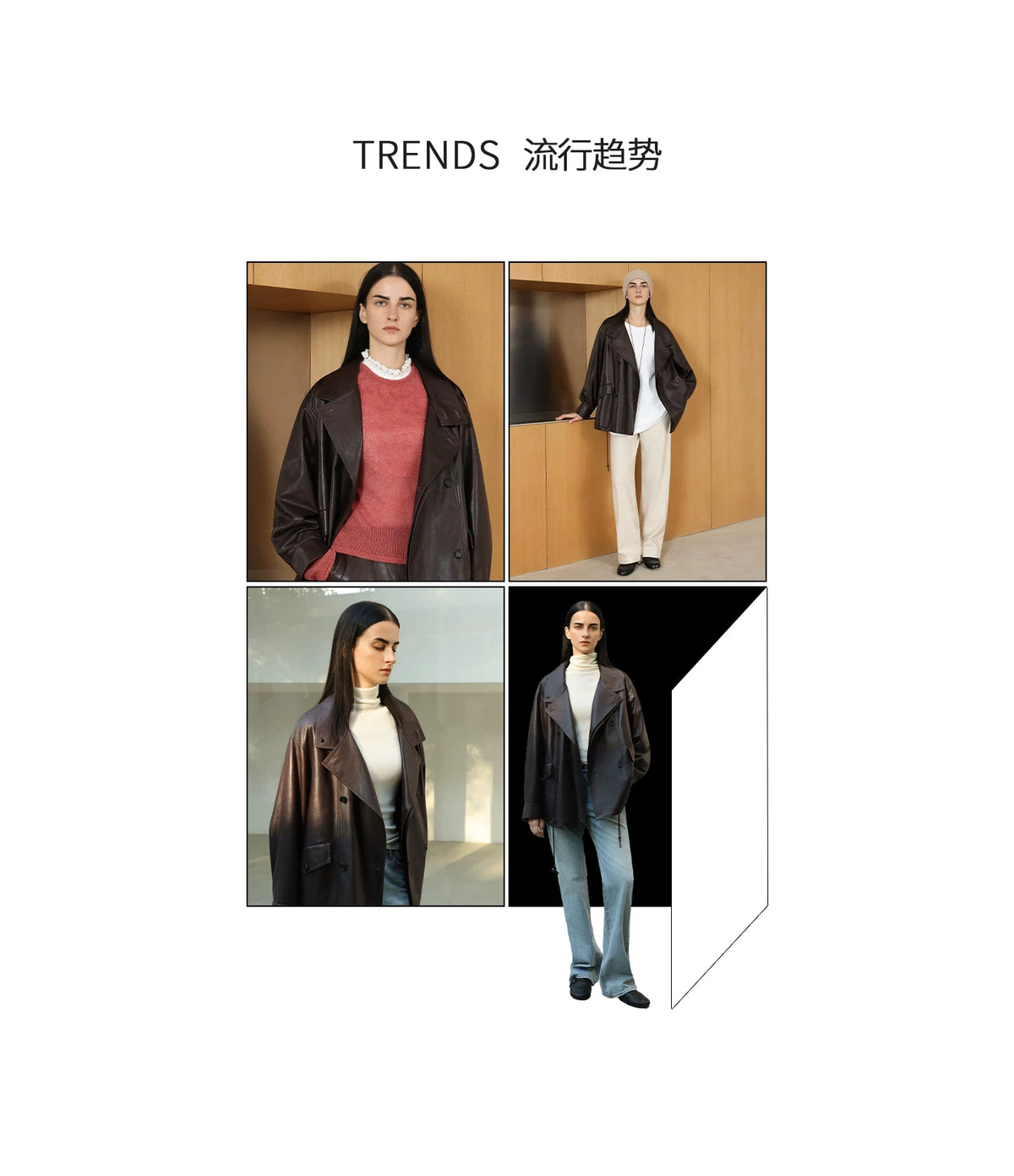 THESOONG/Autumn/Winter New Spanish Imported Sheep Leather Genuine Leather Jacket for Women 7795