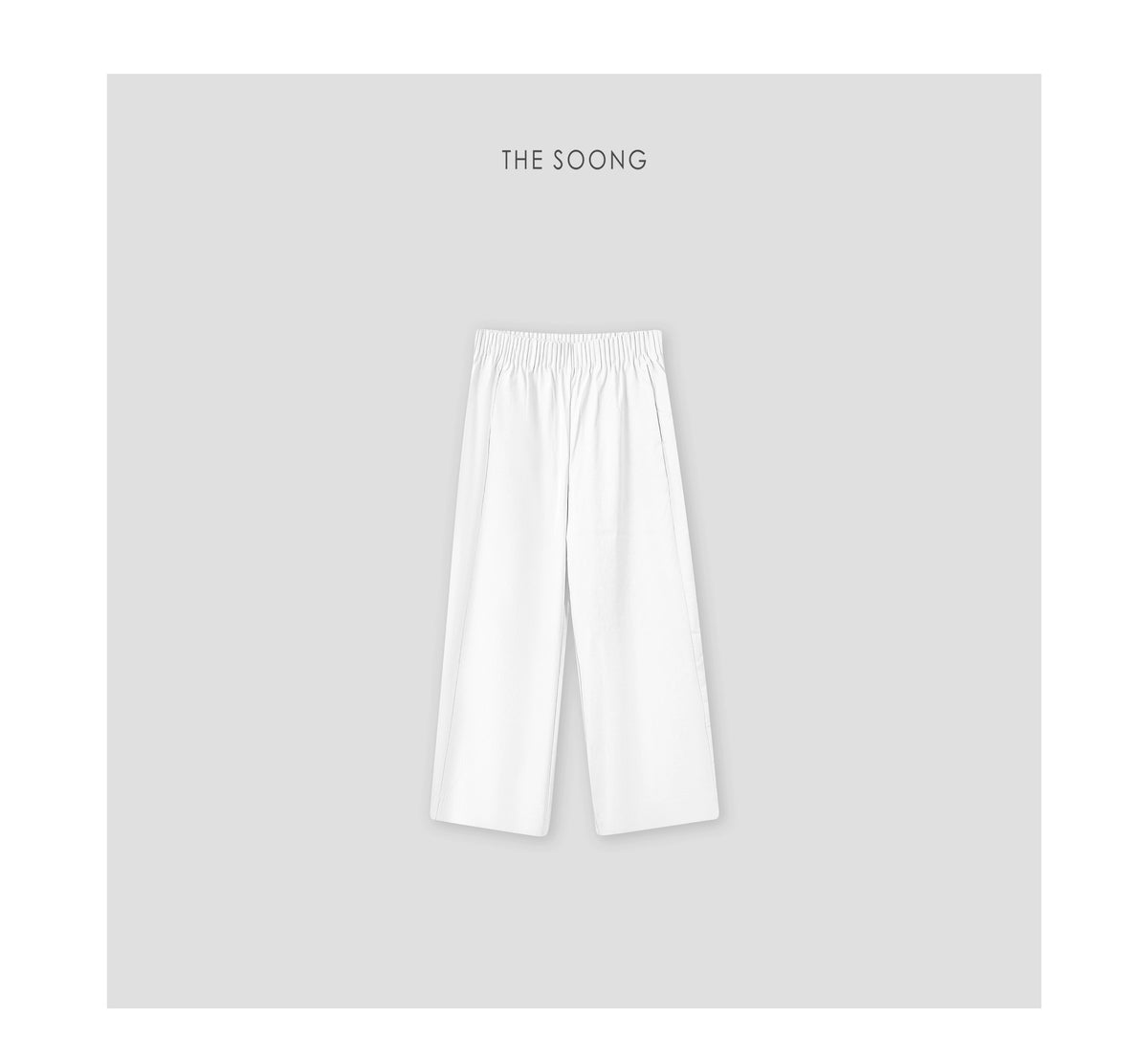 THESOONG/Minimalist Sun-Protective Pants Ultra-Light Cool Outdoor Elastic Waist Straight Sun-Protective Casual Pants 8845