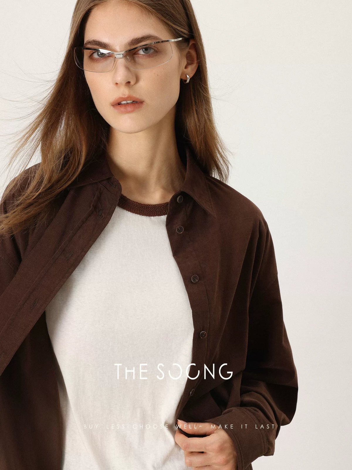 THESOONG/Early Autumn Round-Neck Short Sleeve Color-Block T-Shirt, Sweat-Absorbing, Slim Fit 7433