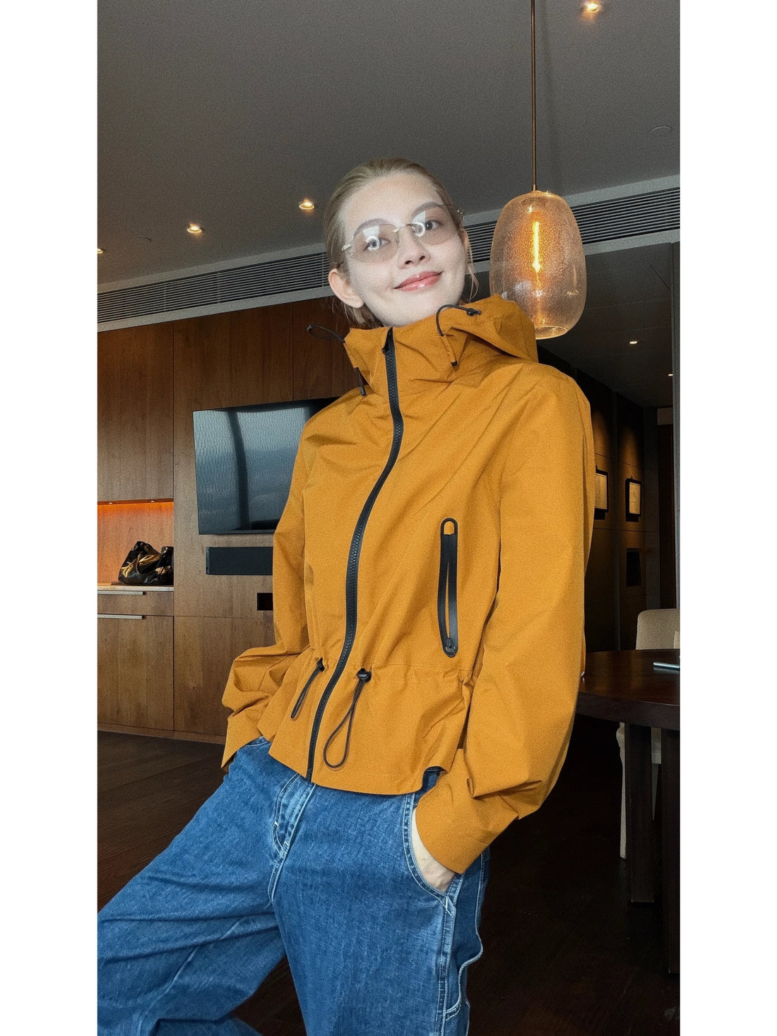 THESOONG/Pumpkin classic new three-in-one hooded lightweight windproof outdoor jacket 9567