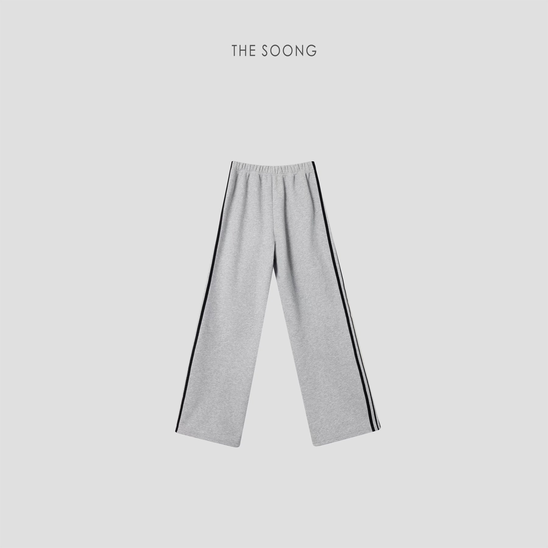 THESOONG / School Uniform Pants Fleece-lined Thick Comfortable Slim Side Stripes Adjustable Cuffed Casual Pants Women 8210