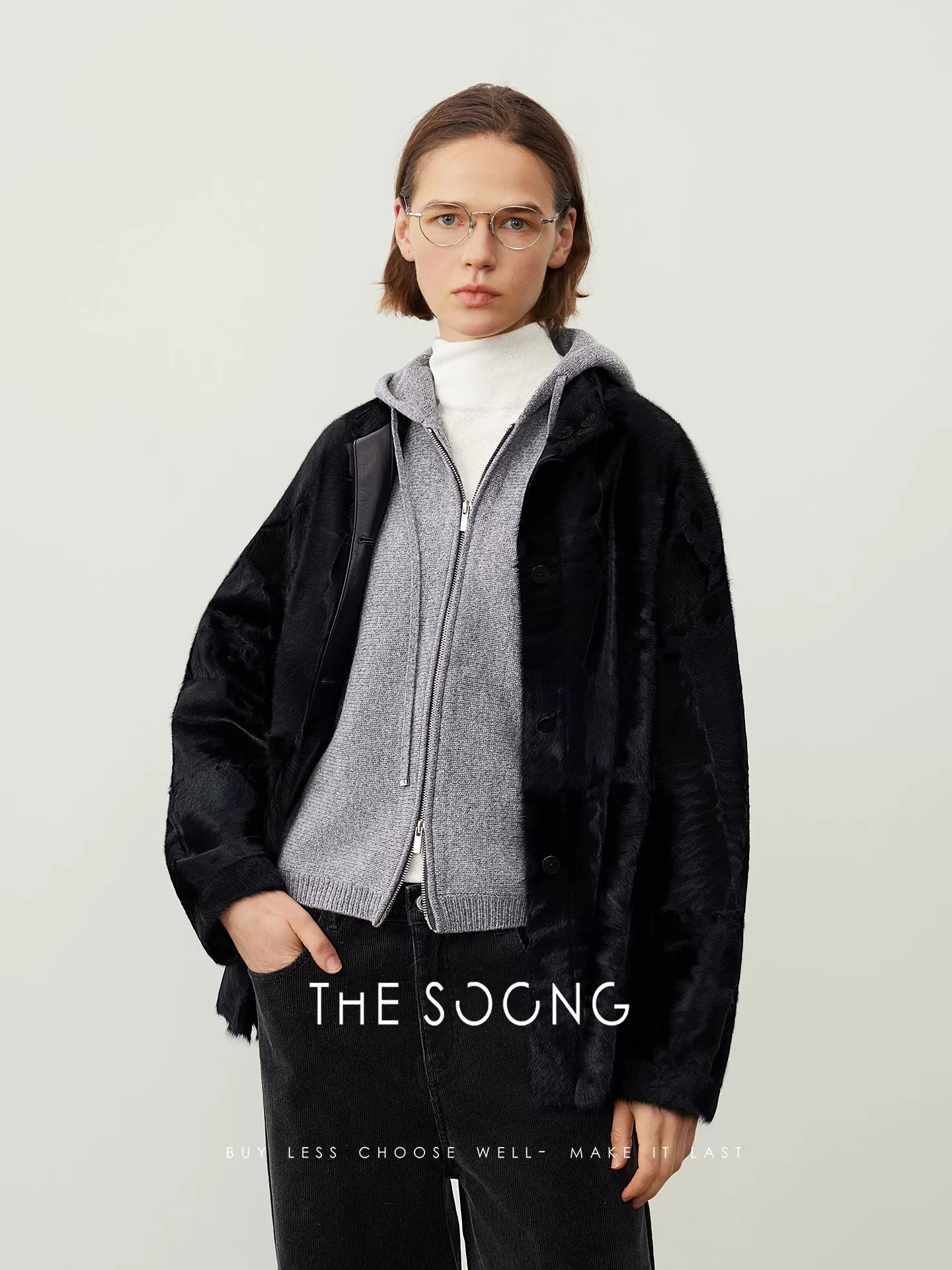 [Clearance] Stohl Imported 100% Wool Hoodie Cardigan for Women, Soft Sweater HWMY7565