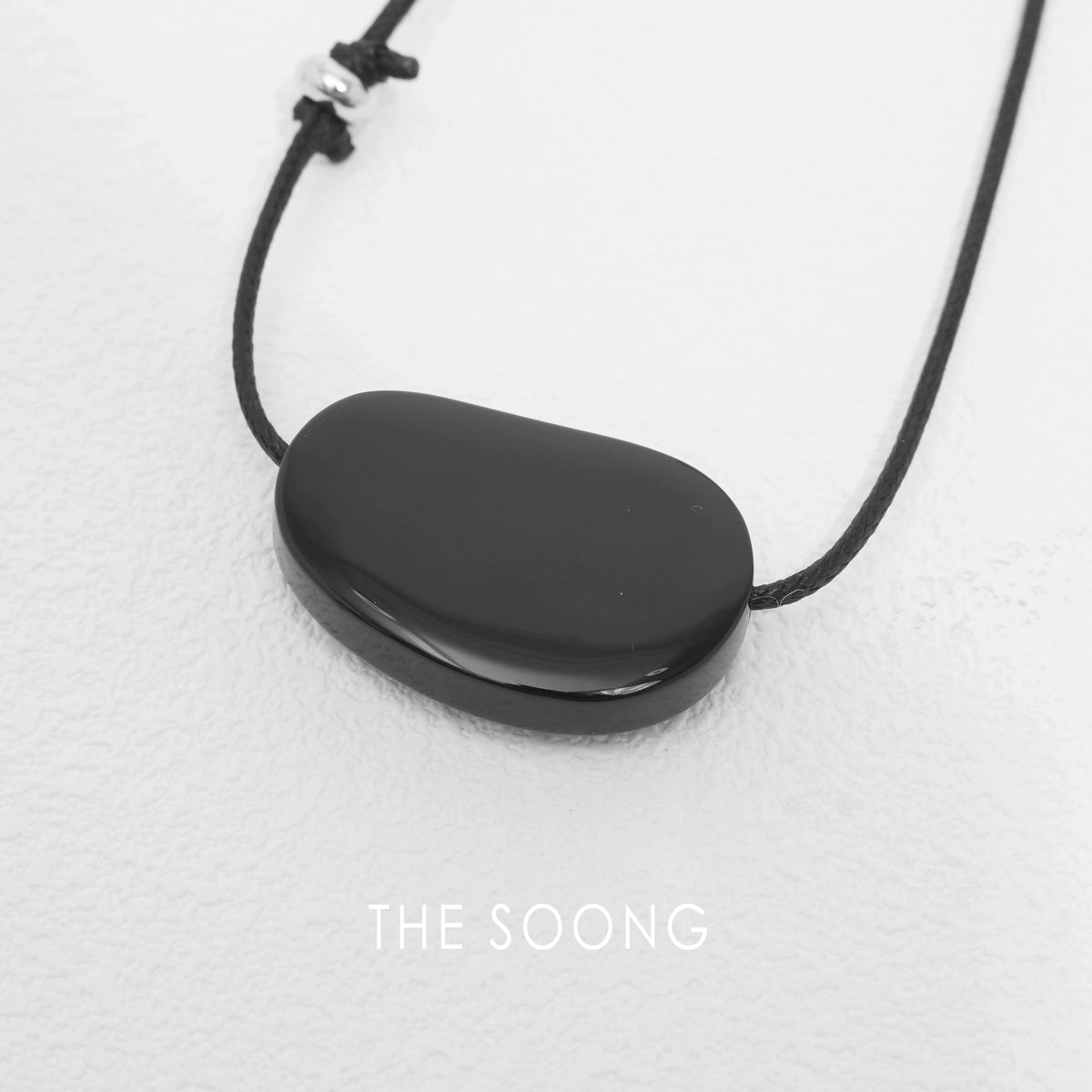 THESOONG/pendant necklace, handcrafted wax cord, adjustable buckle women’s necklace 7919