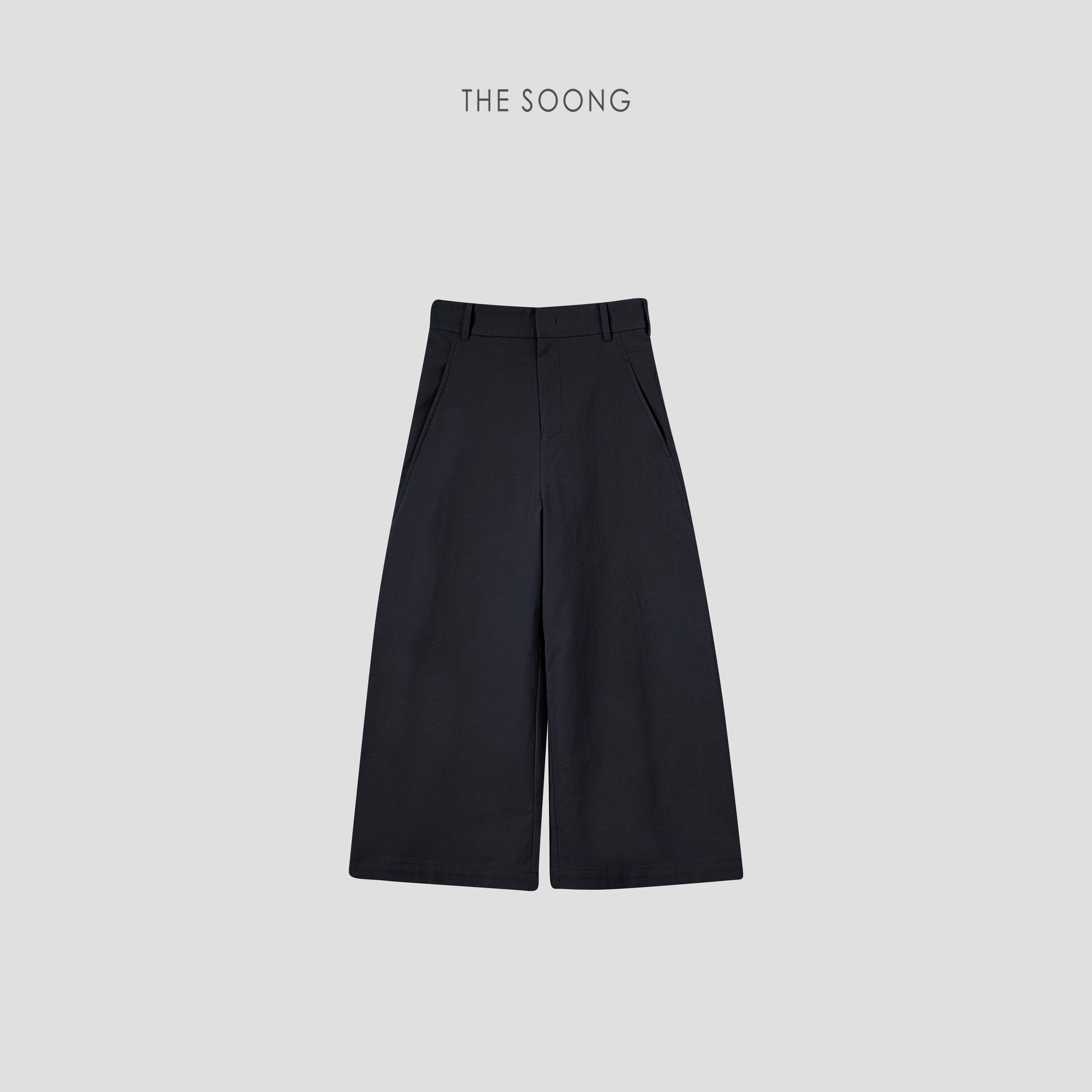 THESOONG / Crisp Pants Imported Sorona Raw Material Woven Anti-Wrinkle Stretch Eight-Point Casual Pants Summer 6906