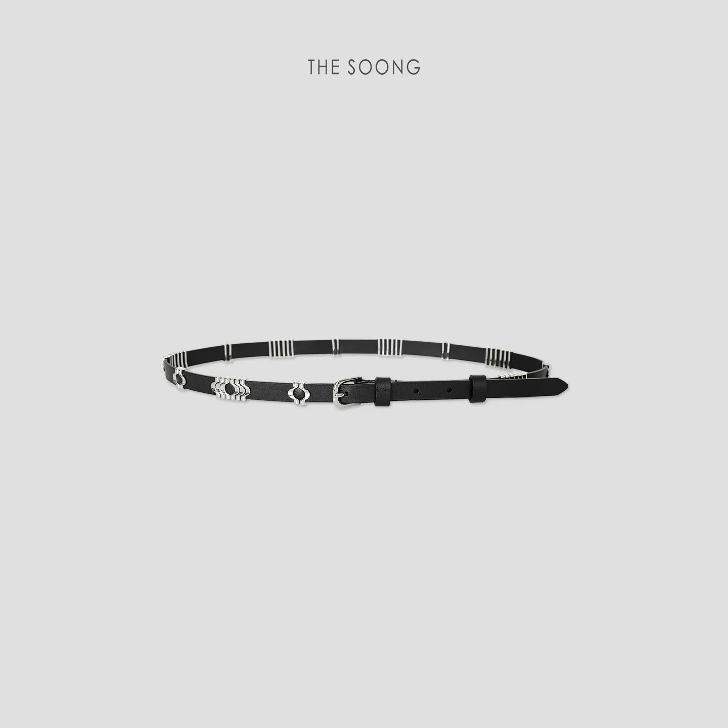 THESOONG / Classic Pure Handmade Cowhide Versatile Textured Pin Buckle Belt 7646