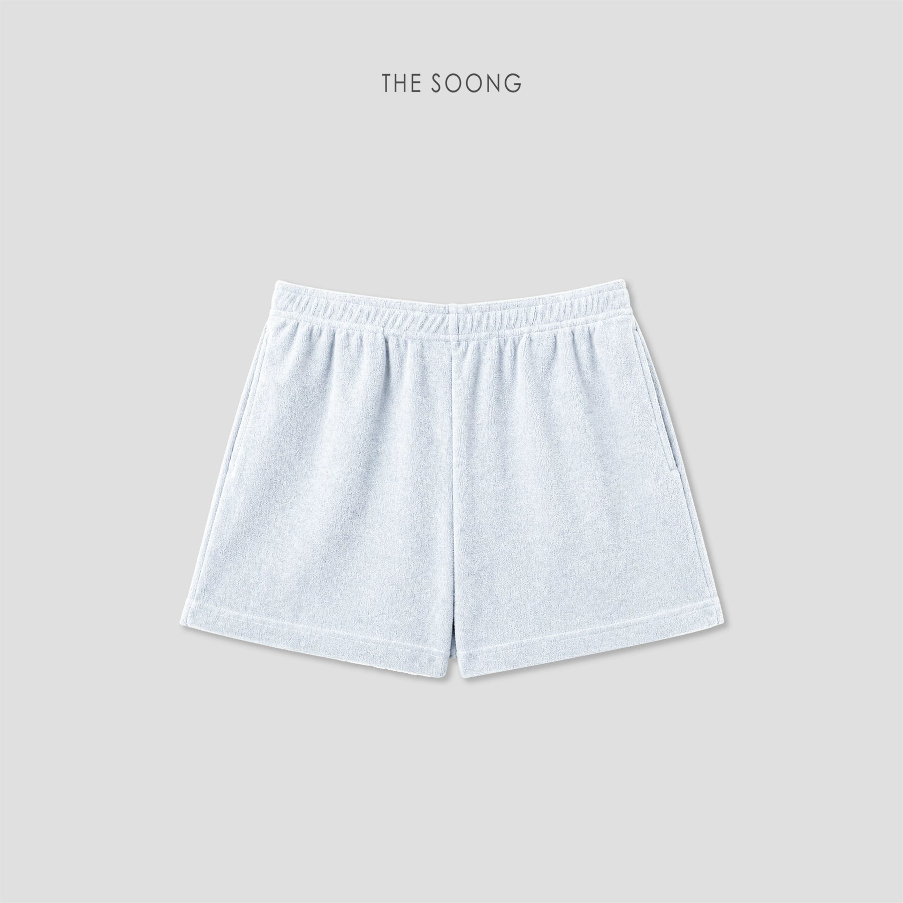 THESOONG/Women's Towel Cotton Shorts, Summer Thin Loose Sports Casual Pants, Elastic Waist Home Pants 9219