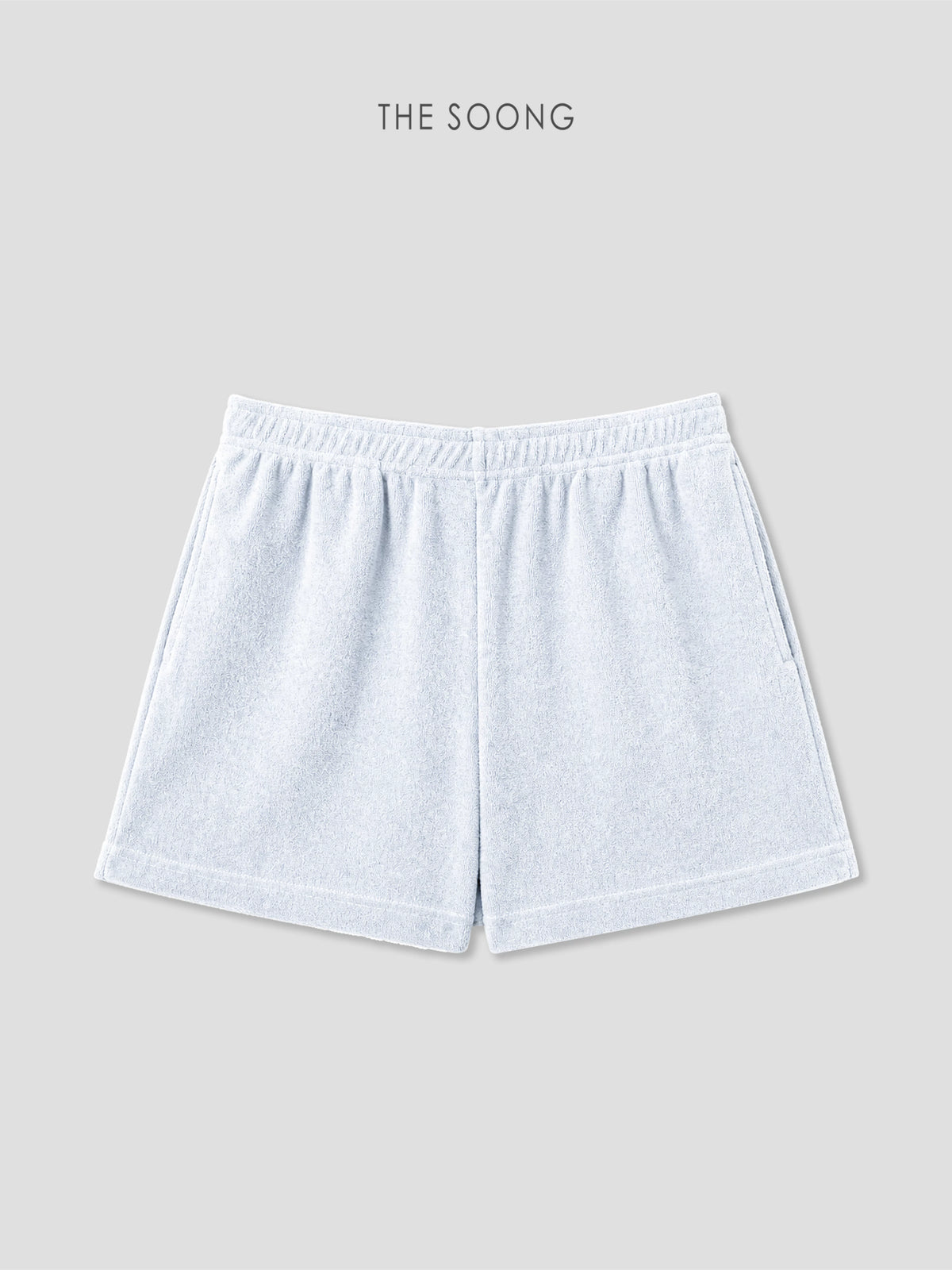 THESOONG/Women's Towel Cotton Shorts, Summer Thin Loose Sports Casual Pants, Elastic Waist Home Pants 9219